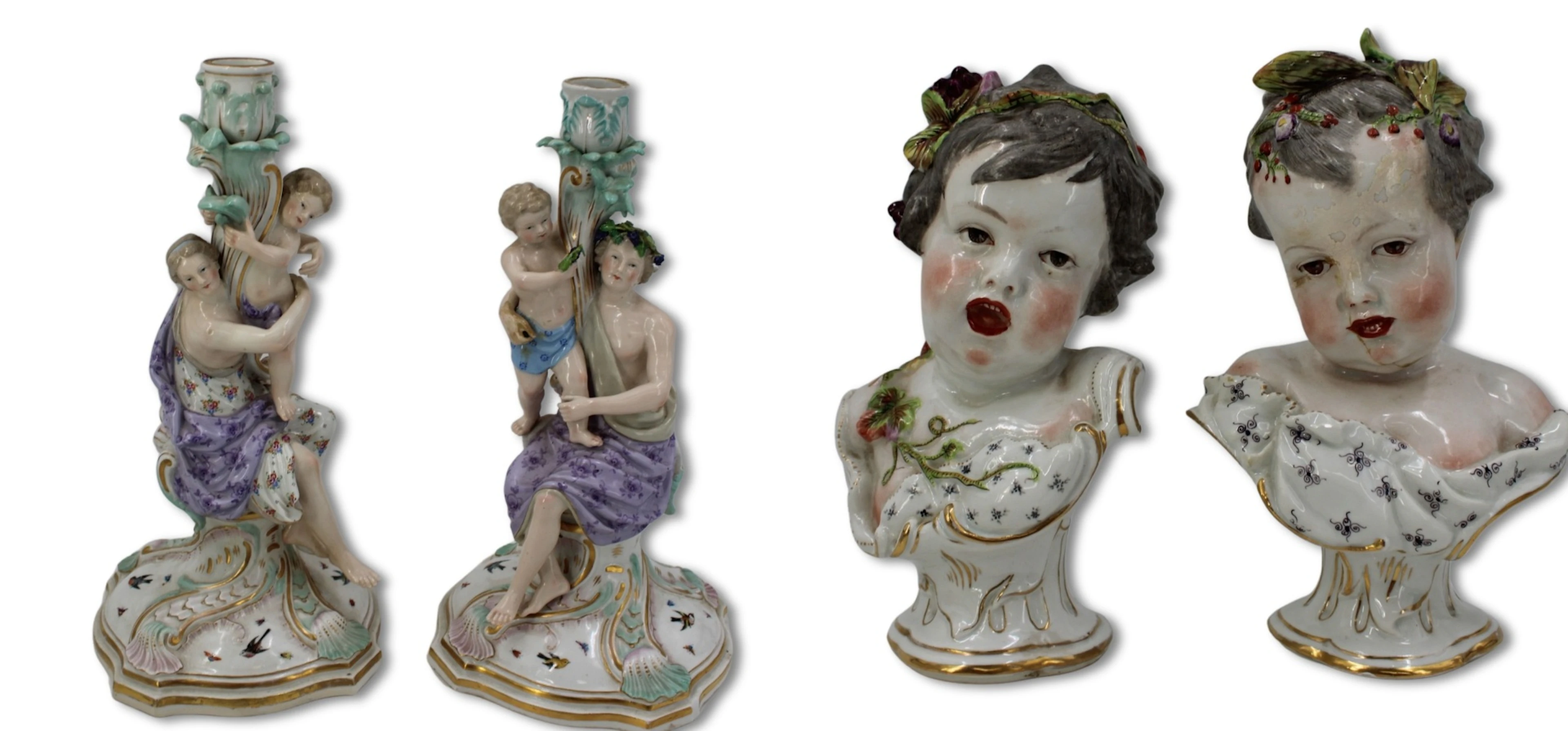 MEISSEN Lot Of Assorted Porcelain