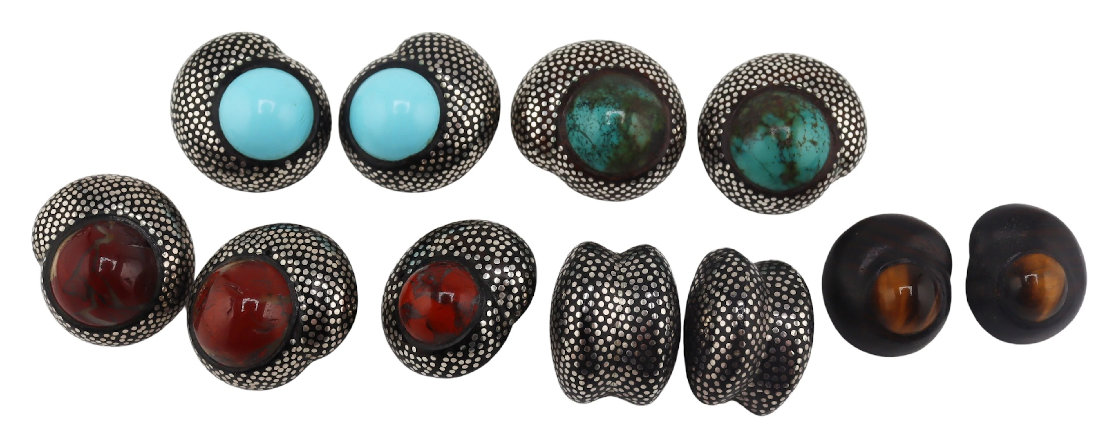 JEWELRY. (5) Pairs Patricia Von Musulin Earrings.