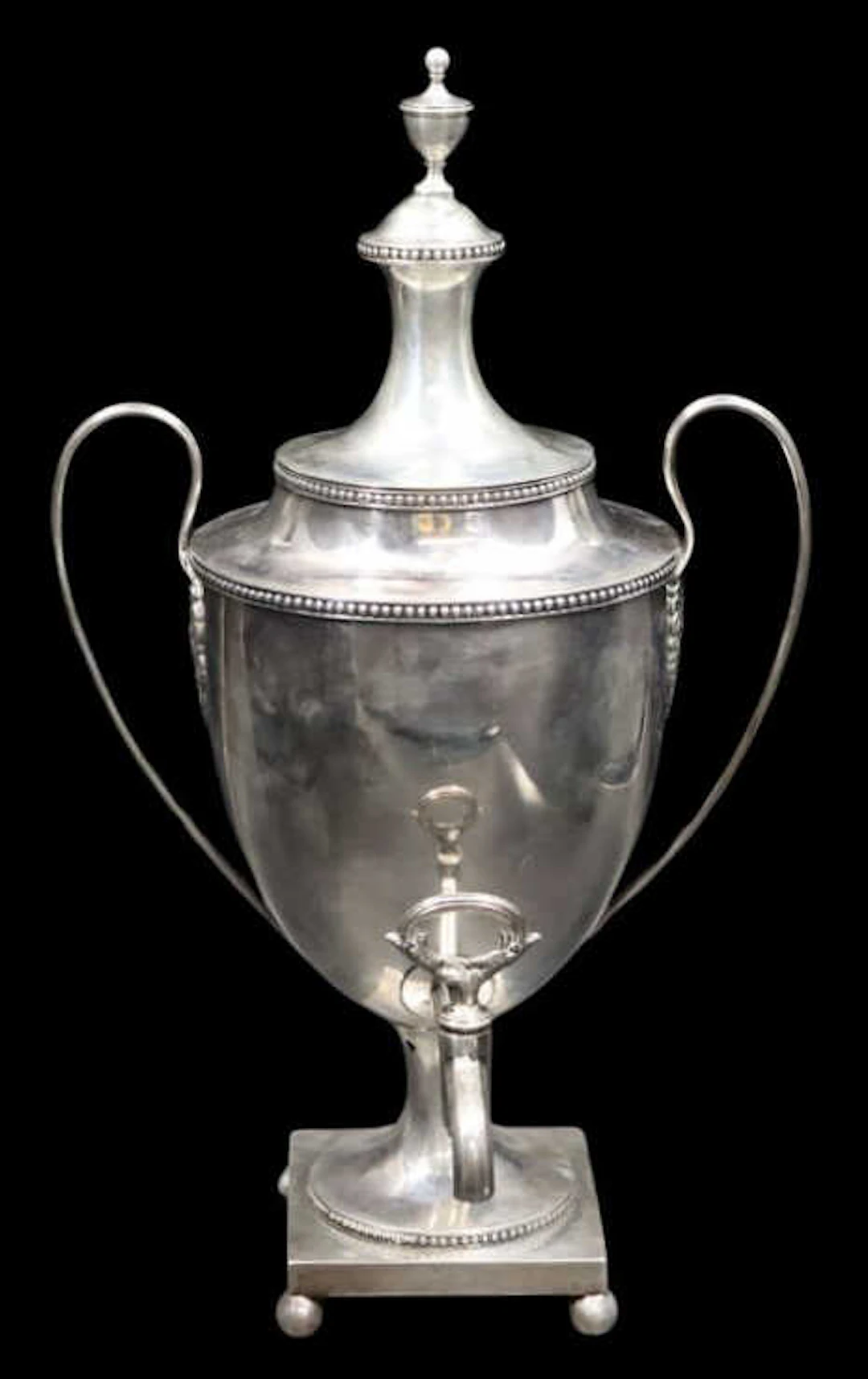 SILVER. Ball, Black & Co. Coin Silver Urn.