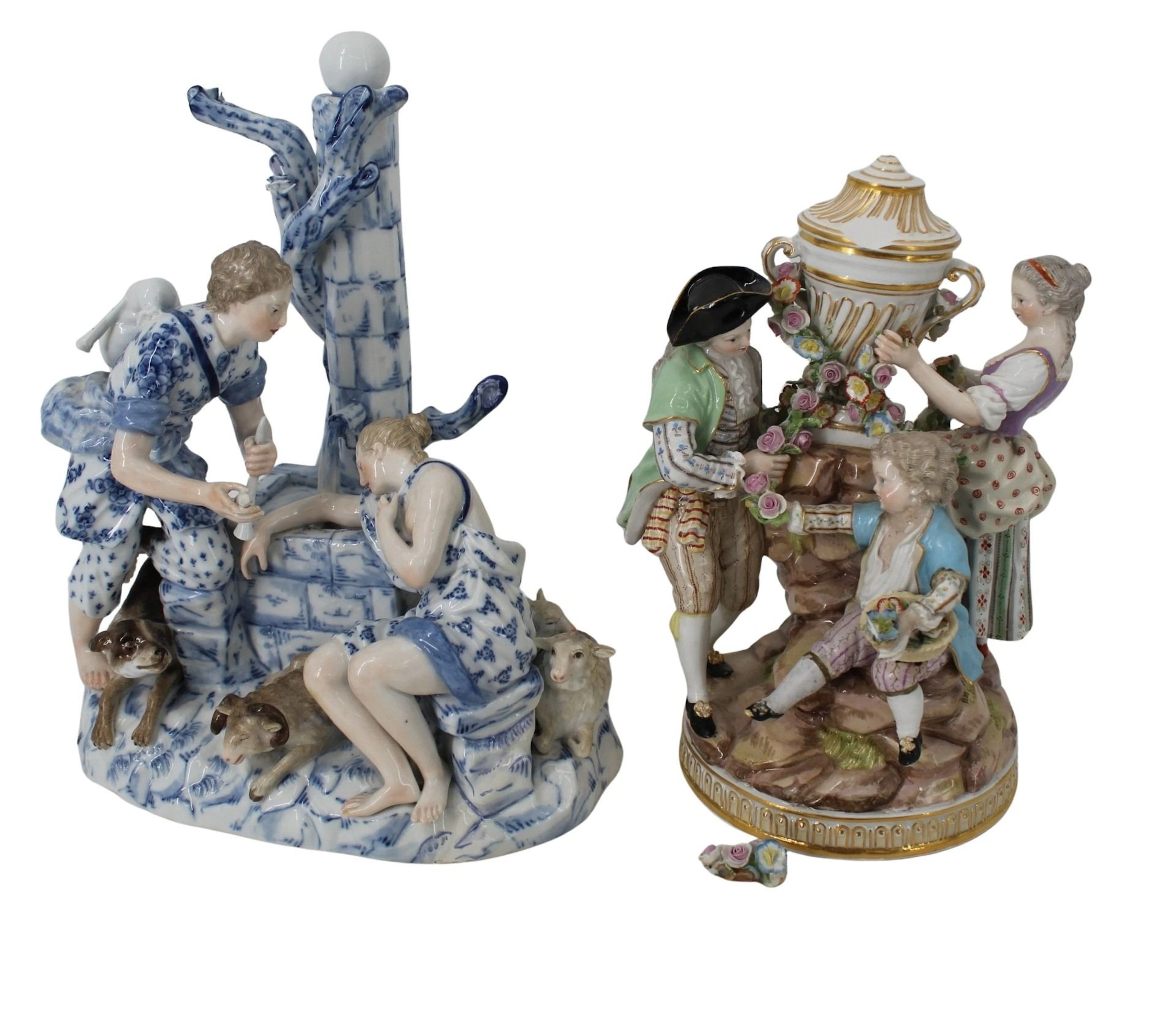 MEISSEN Porcelain Grouping .