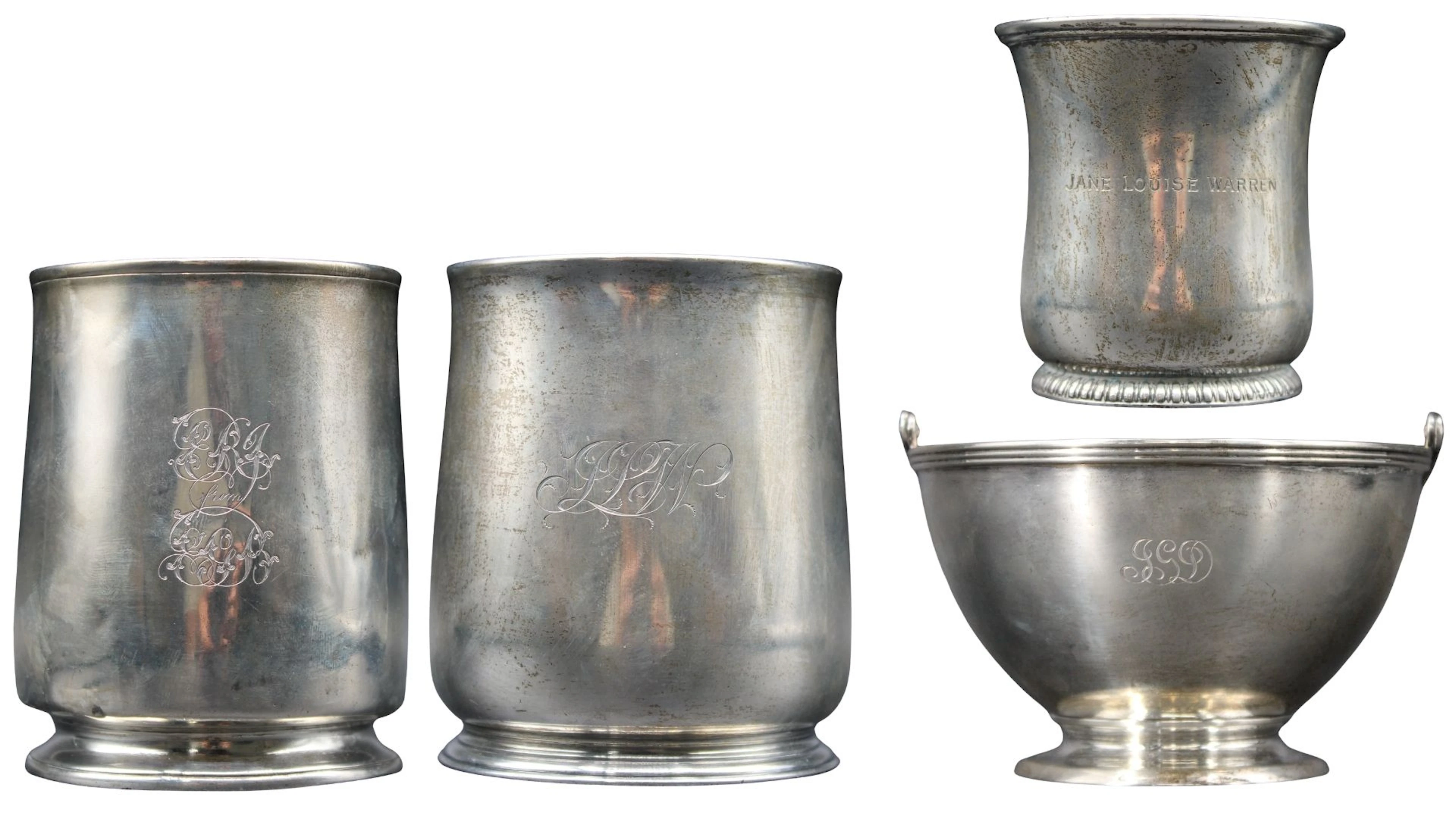 STERLING. Group of Silver Hollowware Inc. Tiffany.