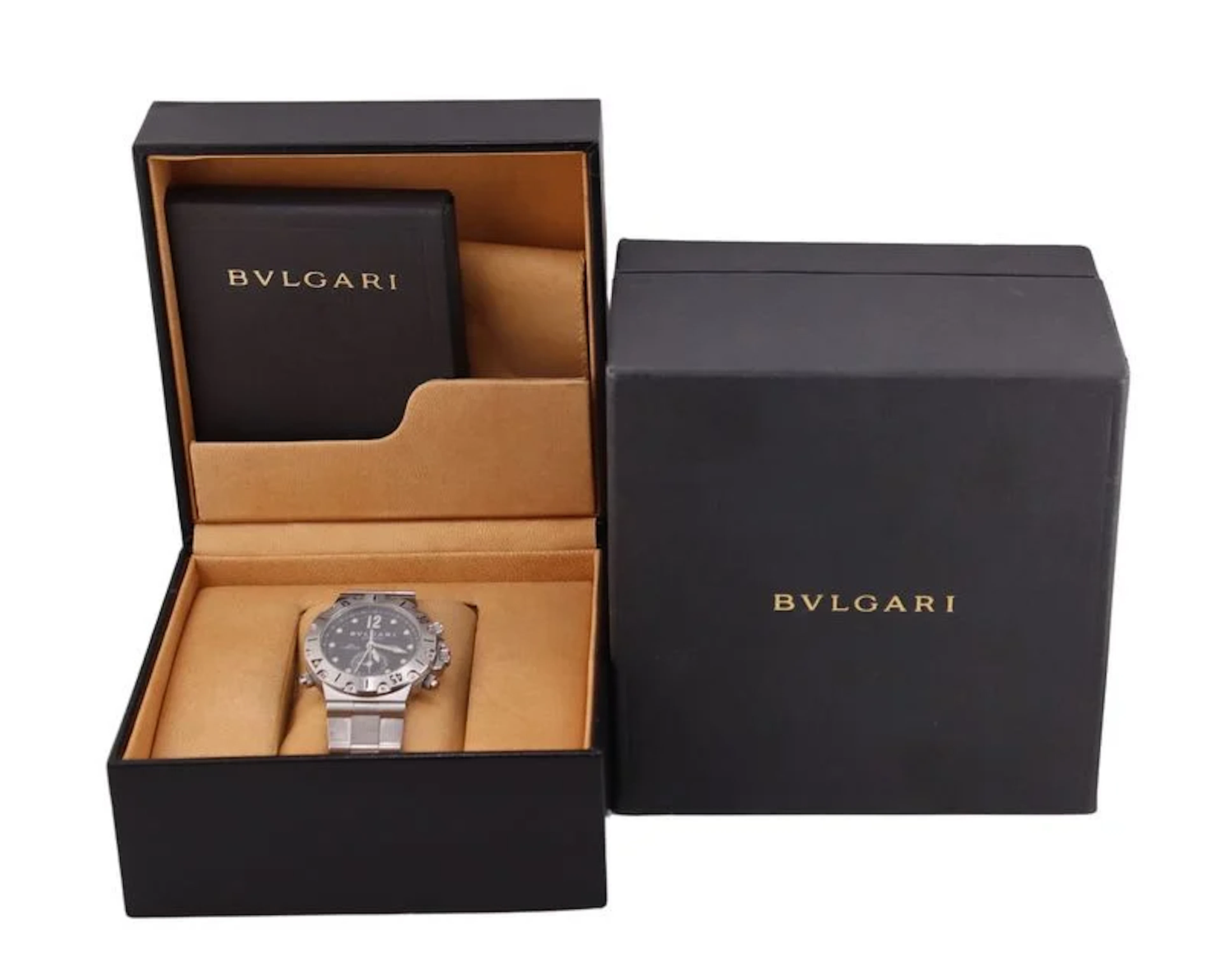 JEWELRY. BVLGARI Diagono Scuba Stainless Watch