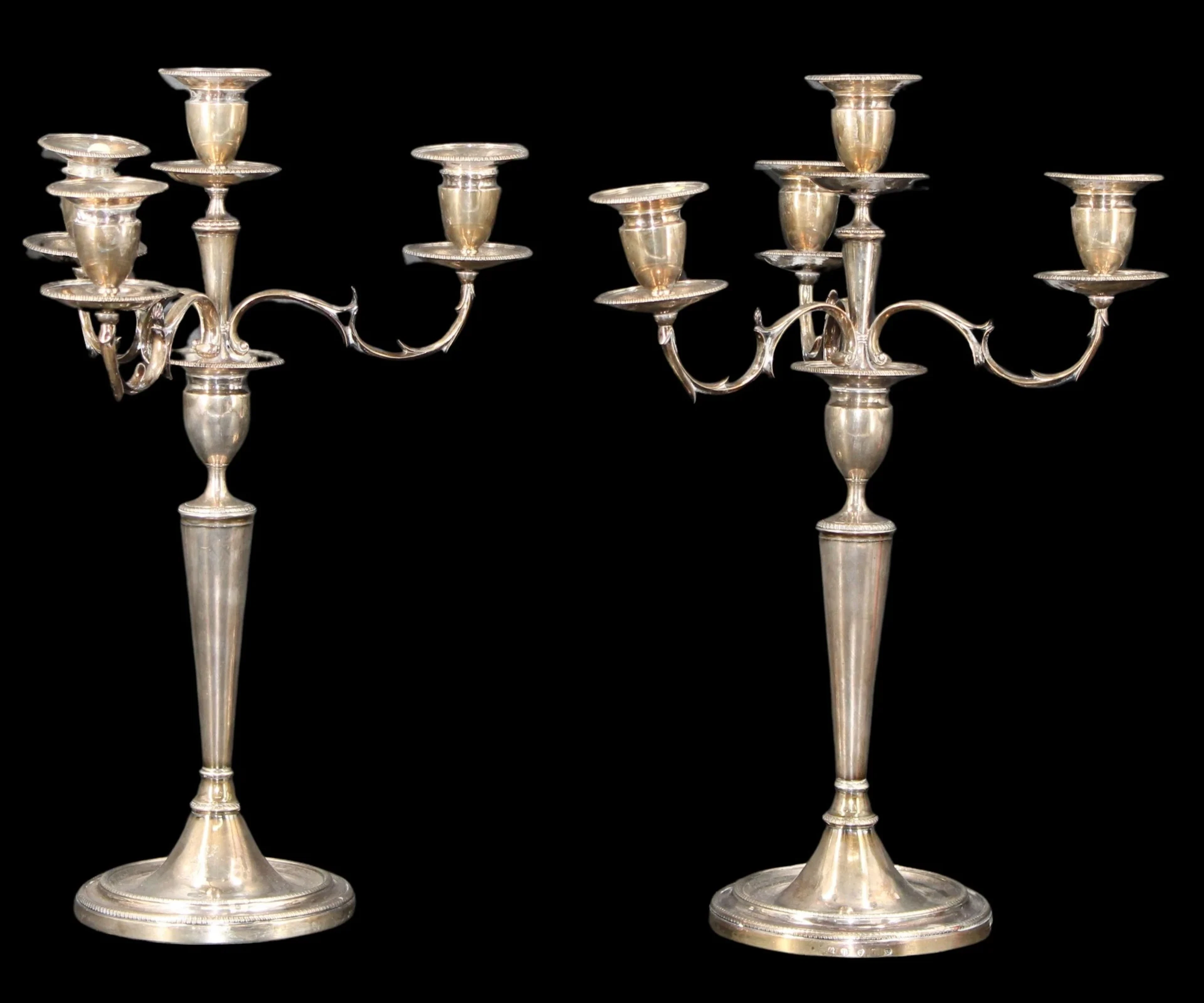 SILVER. Pair of James Garrard Victorian English