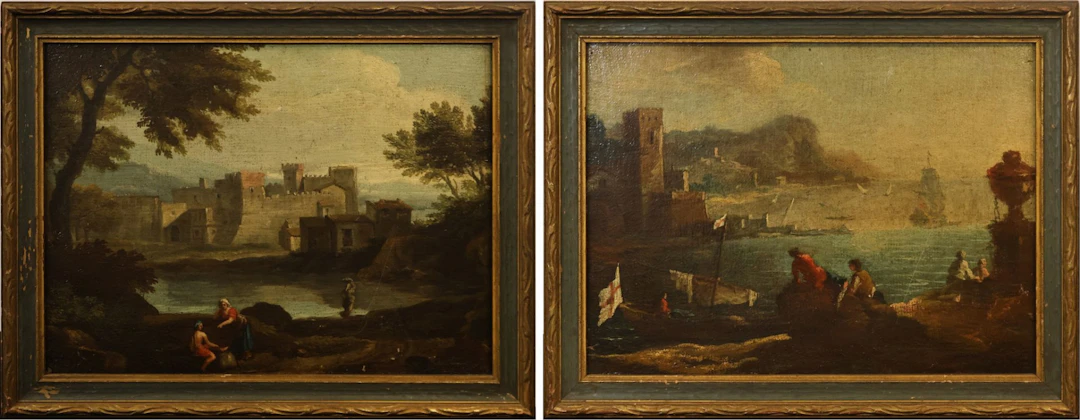 JAN FRANS VAN BLOEMEN (FOLLOWER OF) [2 WORKS].