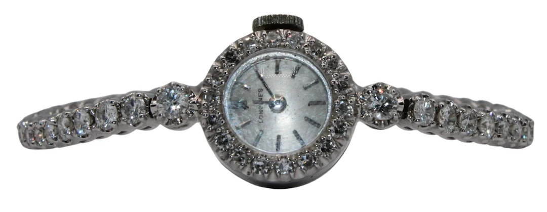 JEWELRY. 14kt Gold and Diamond Cocktail Watch.