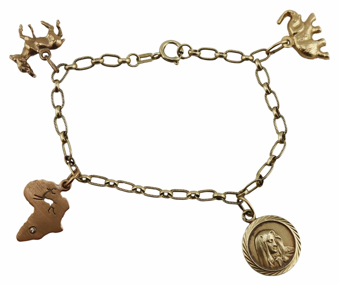 JEWELRY. Continental 14kt Gold Bracelet and (4)