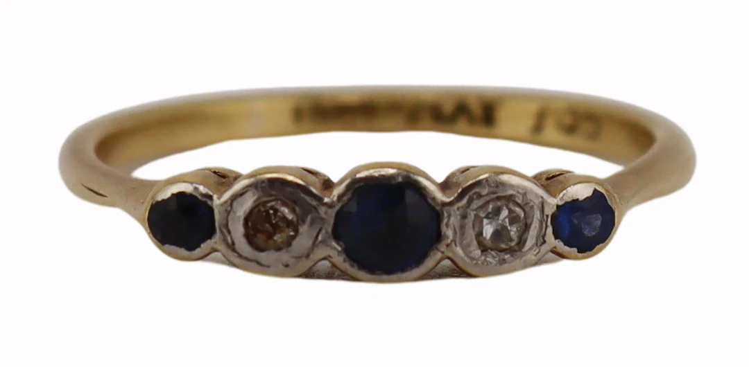 JEWELRY. 18ct Gold, Platinum, Gem and Diamond
