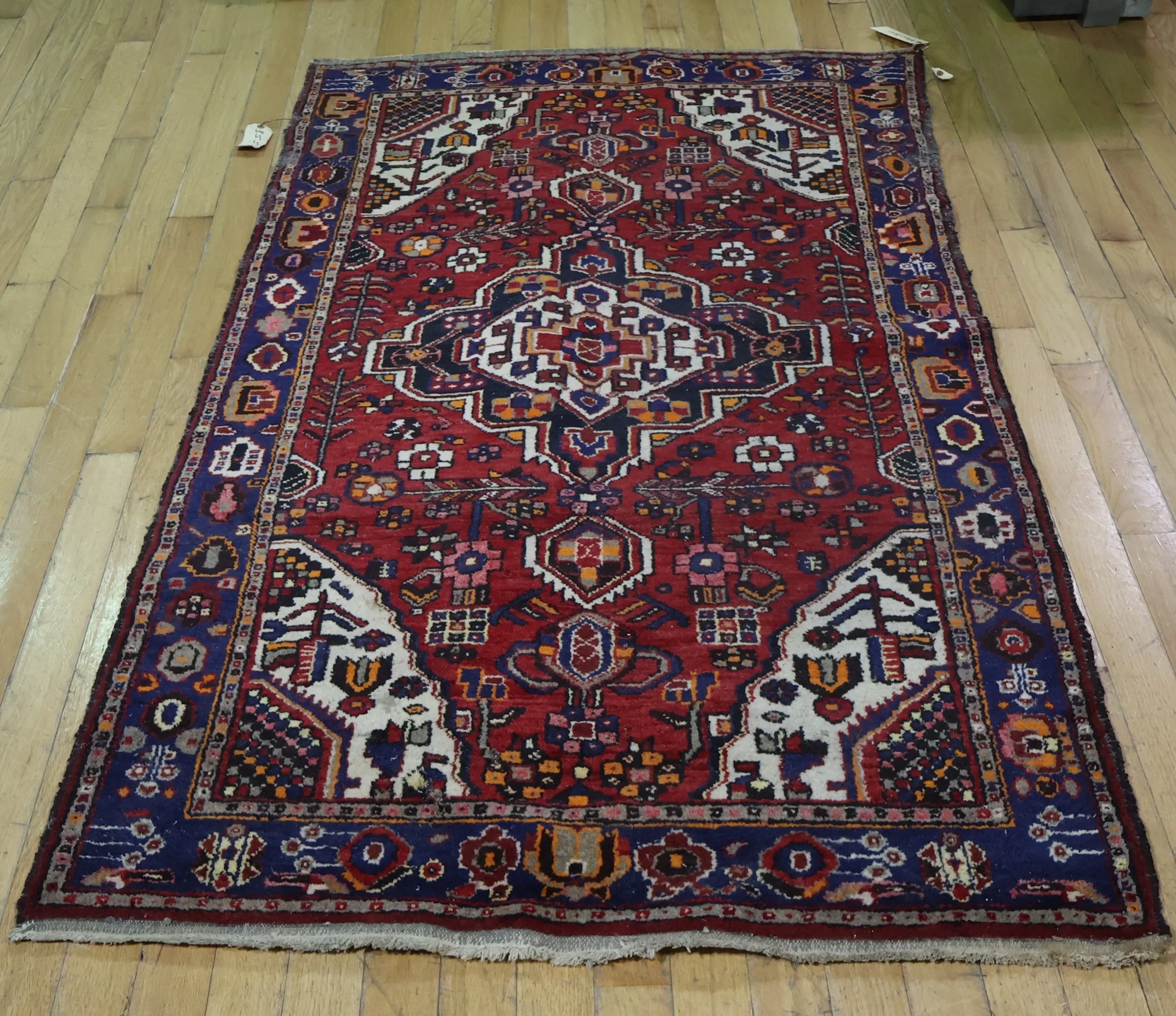 Vintage And Finely Hand Knotted Carpet