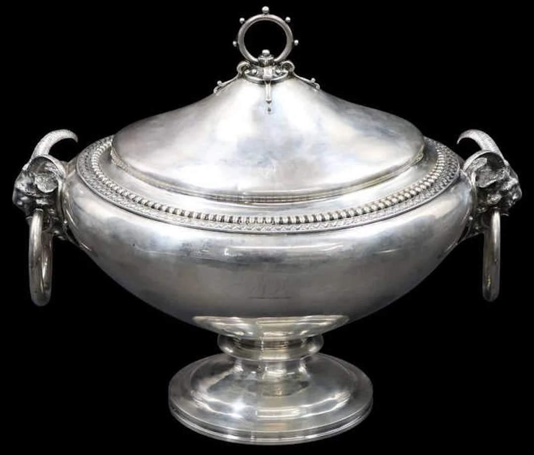STERLING. Ball, Black & Co. Sterling Tureen.