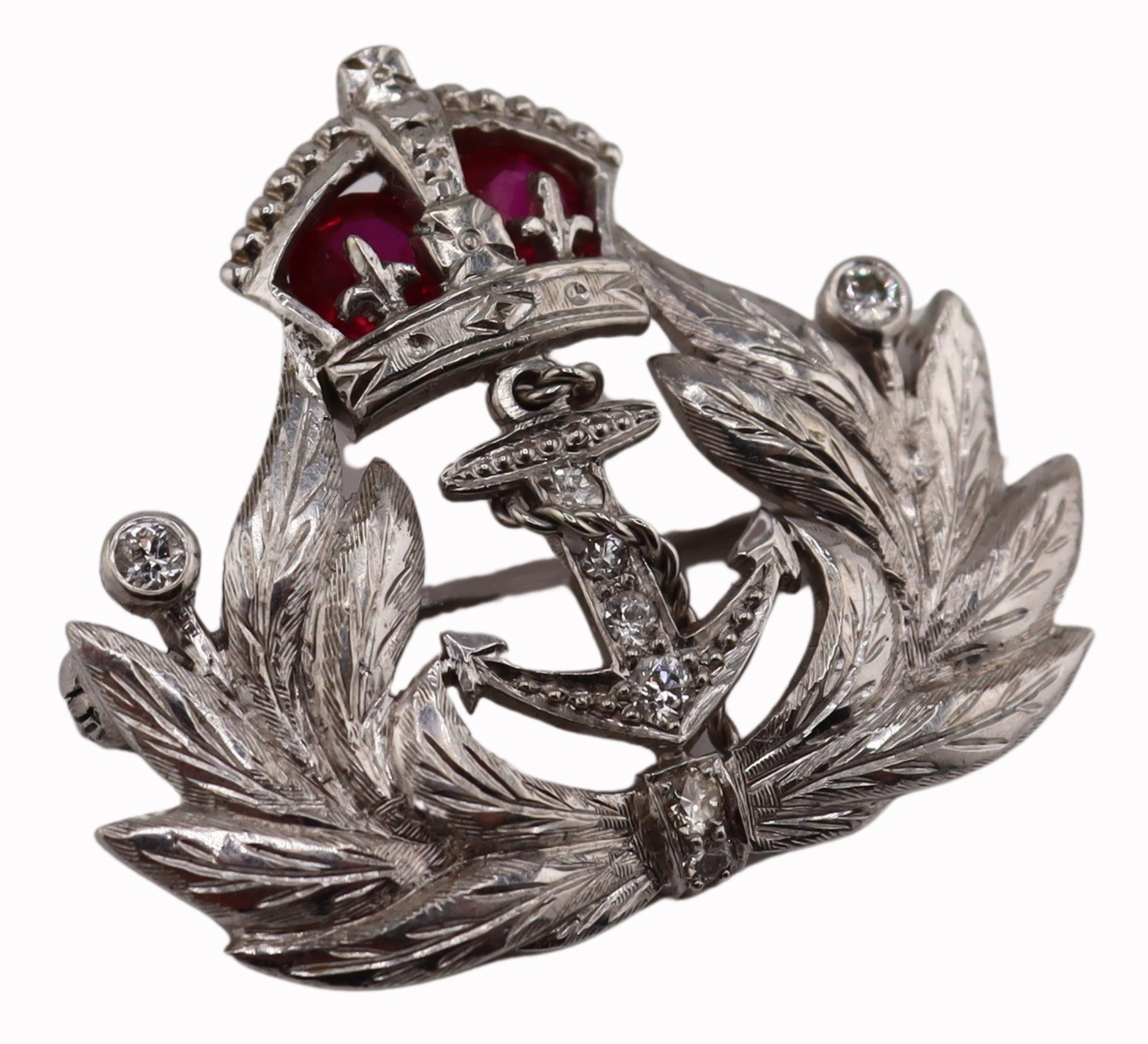 JEWELRY. 14kt Gold Royal Navy Sweetheart Badge