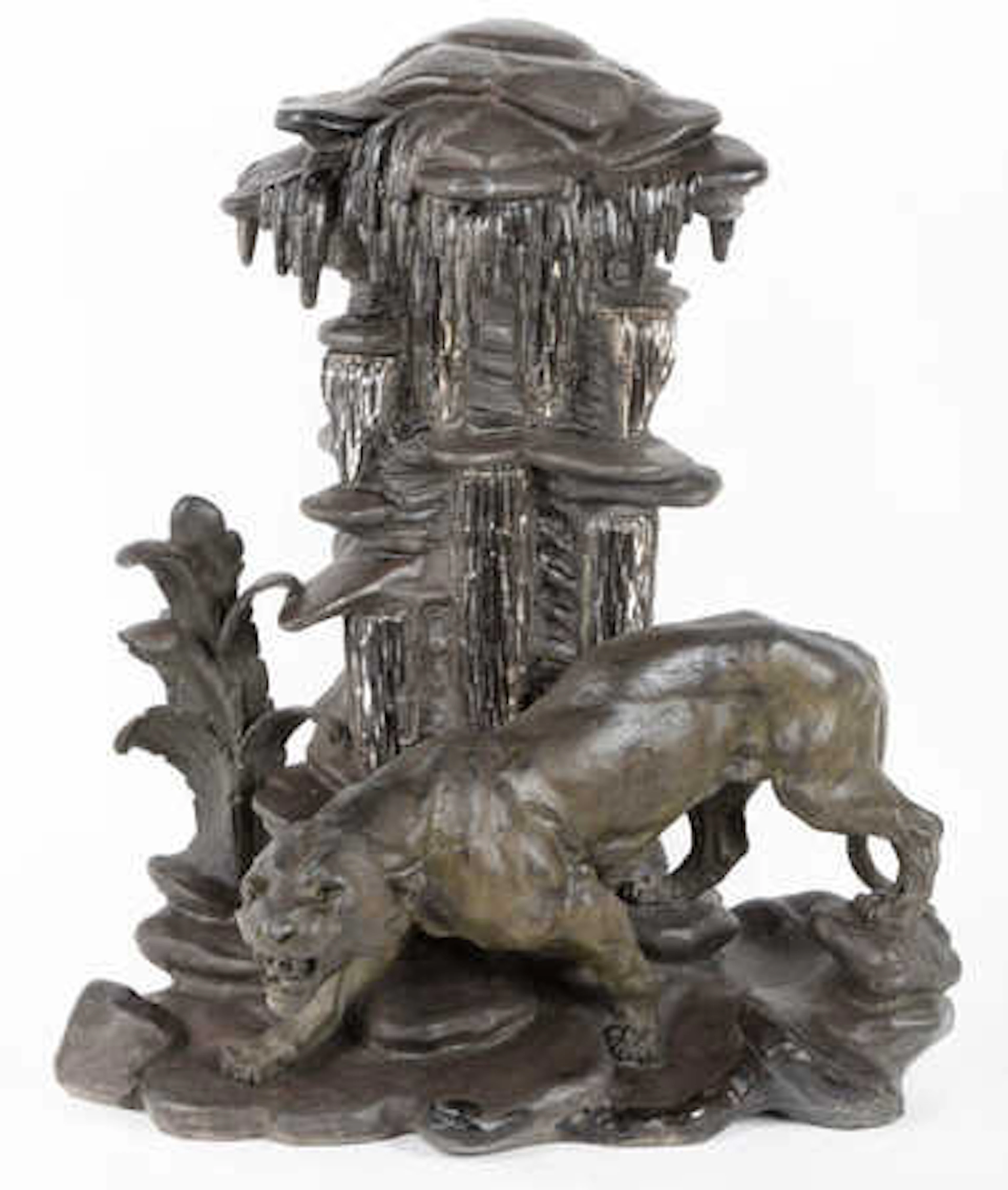 Large Art Deco Panther Sculpture/ Lamp.