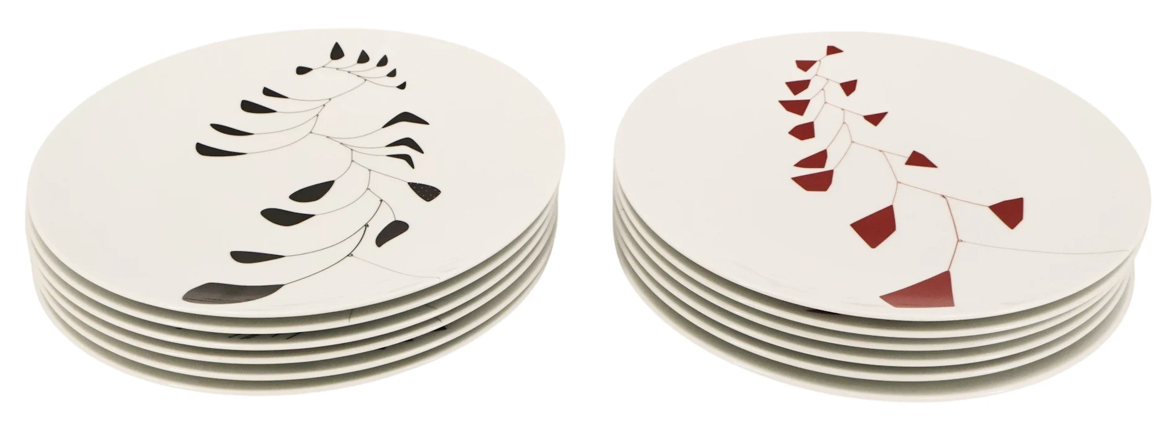 (12) Alexander CALDER Bernadaud Limoges Plates.