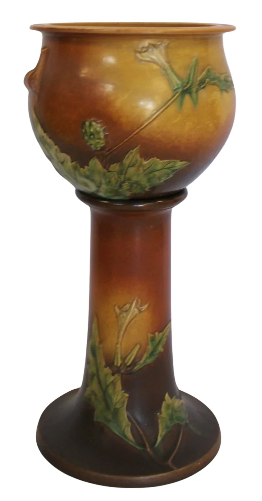 Vintage Roseville Planter & Pedestal.