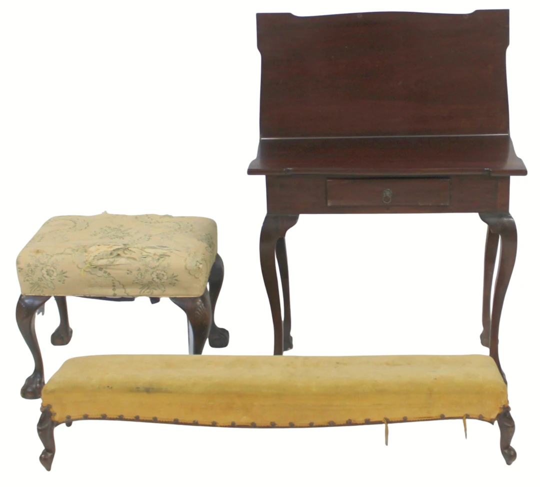 Antique Grouping Inc. Mahogany Game Table.