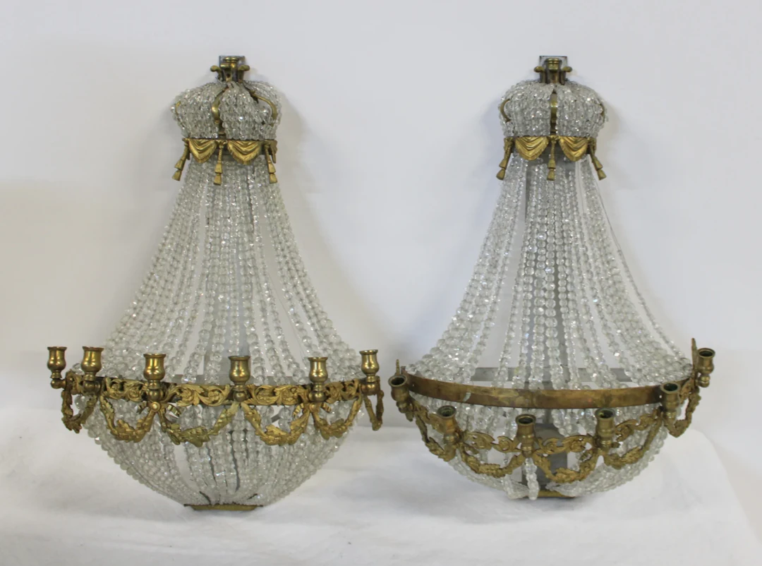 Large & Impressive Bronze & Crystal Balloon Form