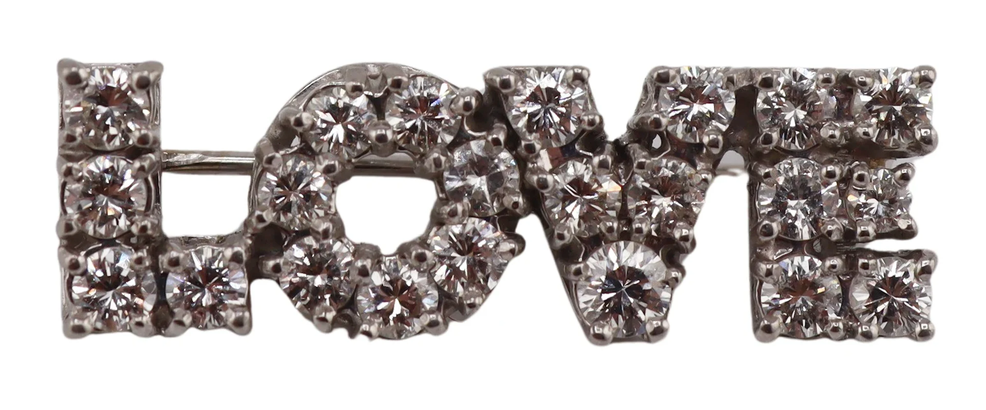 JEWELRY. Don Claflin for Tiffany Diamond LOVE