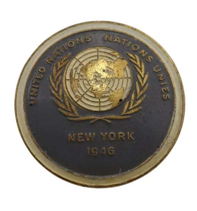 1946 United Nations New York Badge