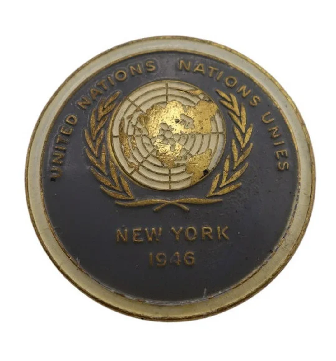 1946 United Nations New York Badge