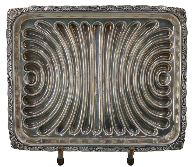STERLING. Tiffany & Co. Wave Edge Silver Tray.