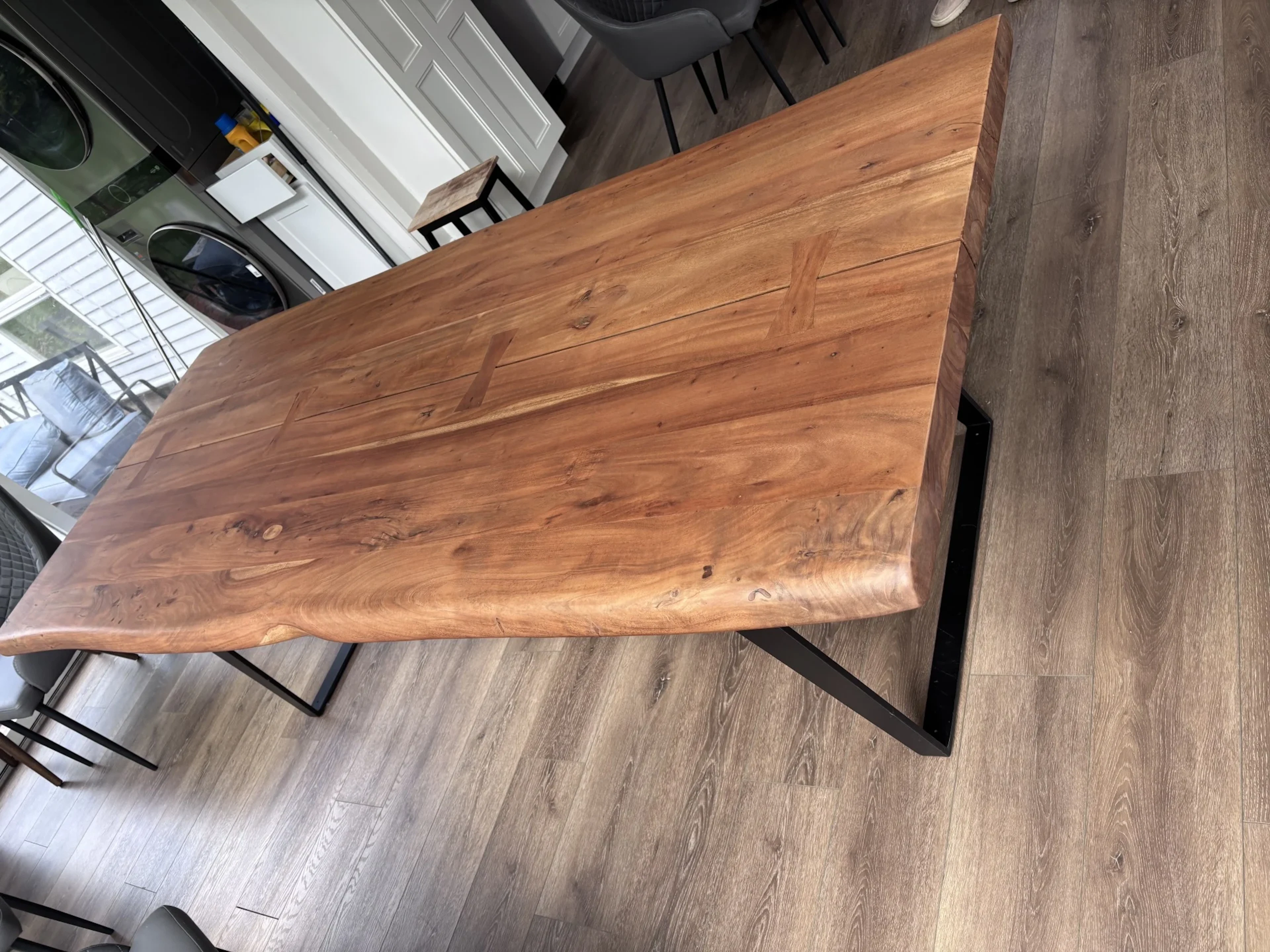 Restoration Hardware Nakashima Style Table.