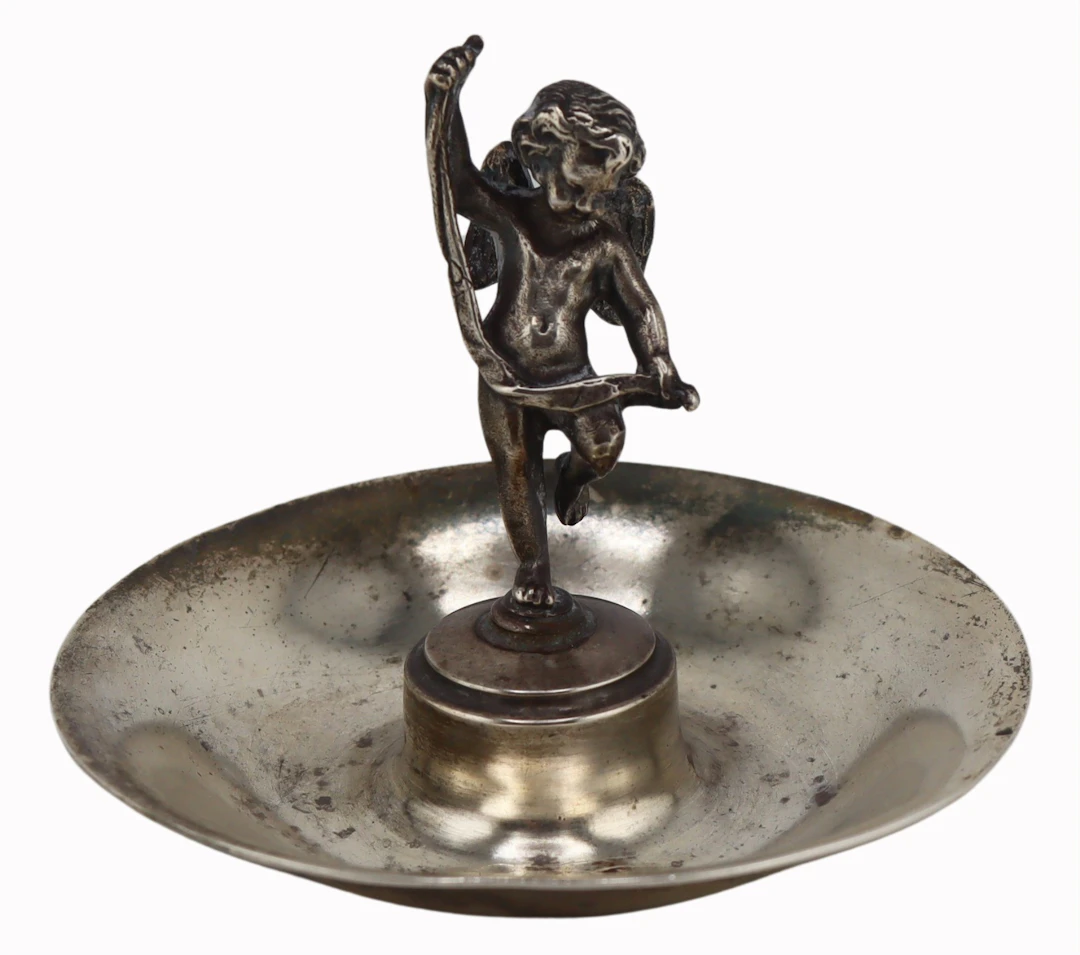 STERLING. Tiffany & Co Sterling Cherub Ring Holder