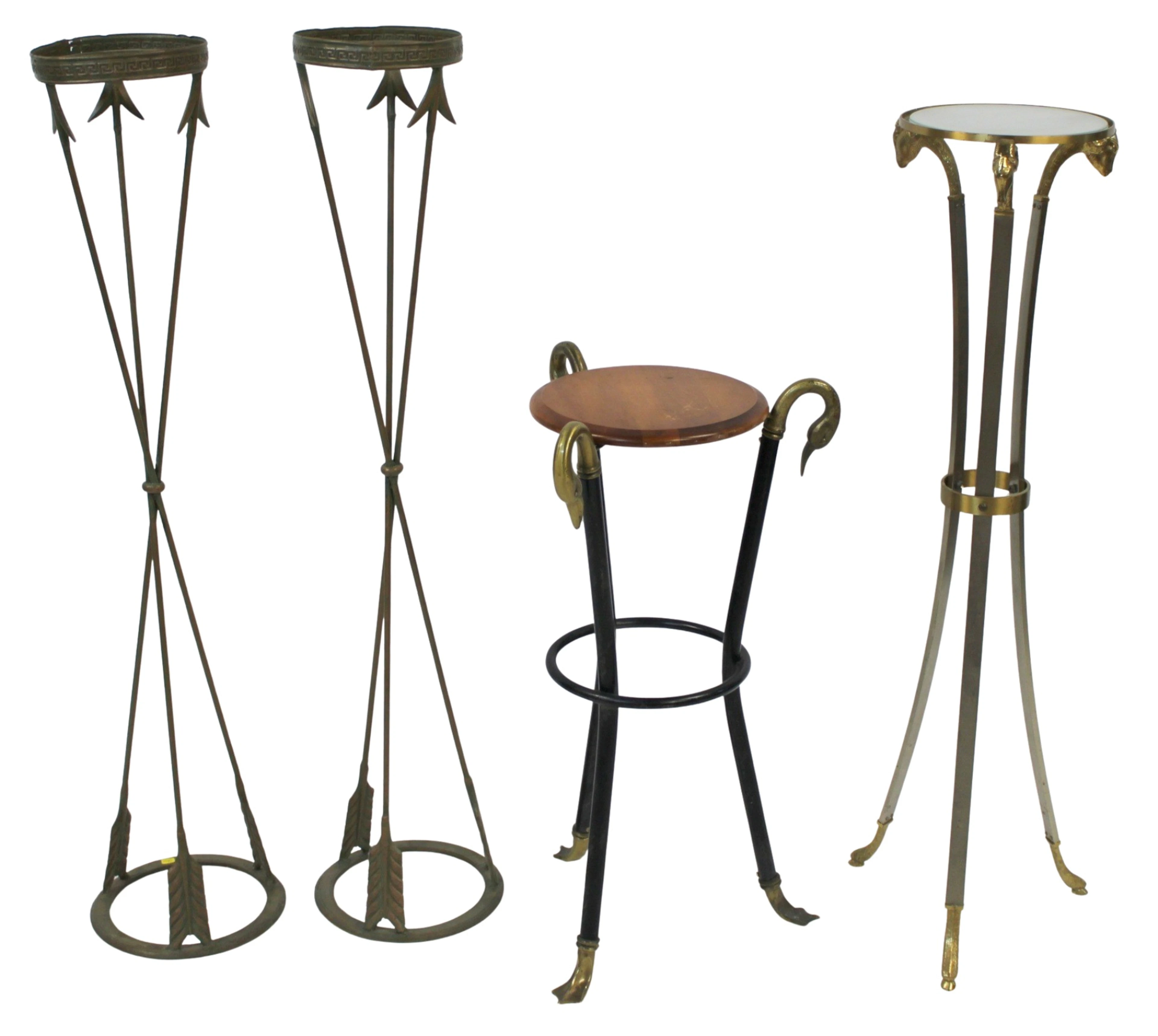 Lot of Assorted Vintage Pedestals.