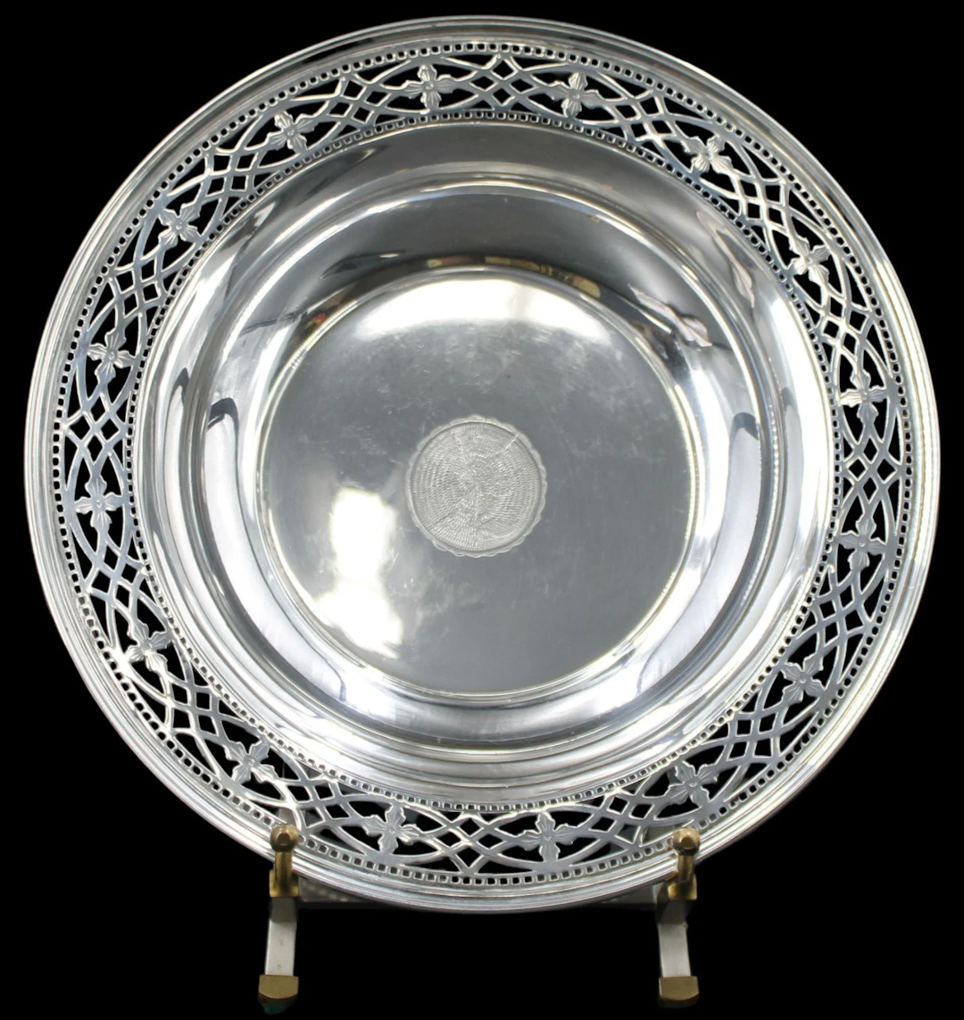 STERLING. Tiffany and Co. Sterling Pierced Bowl.