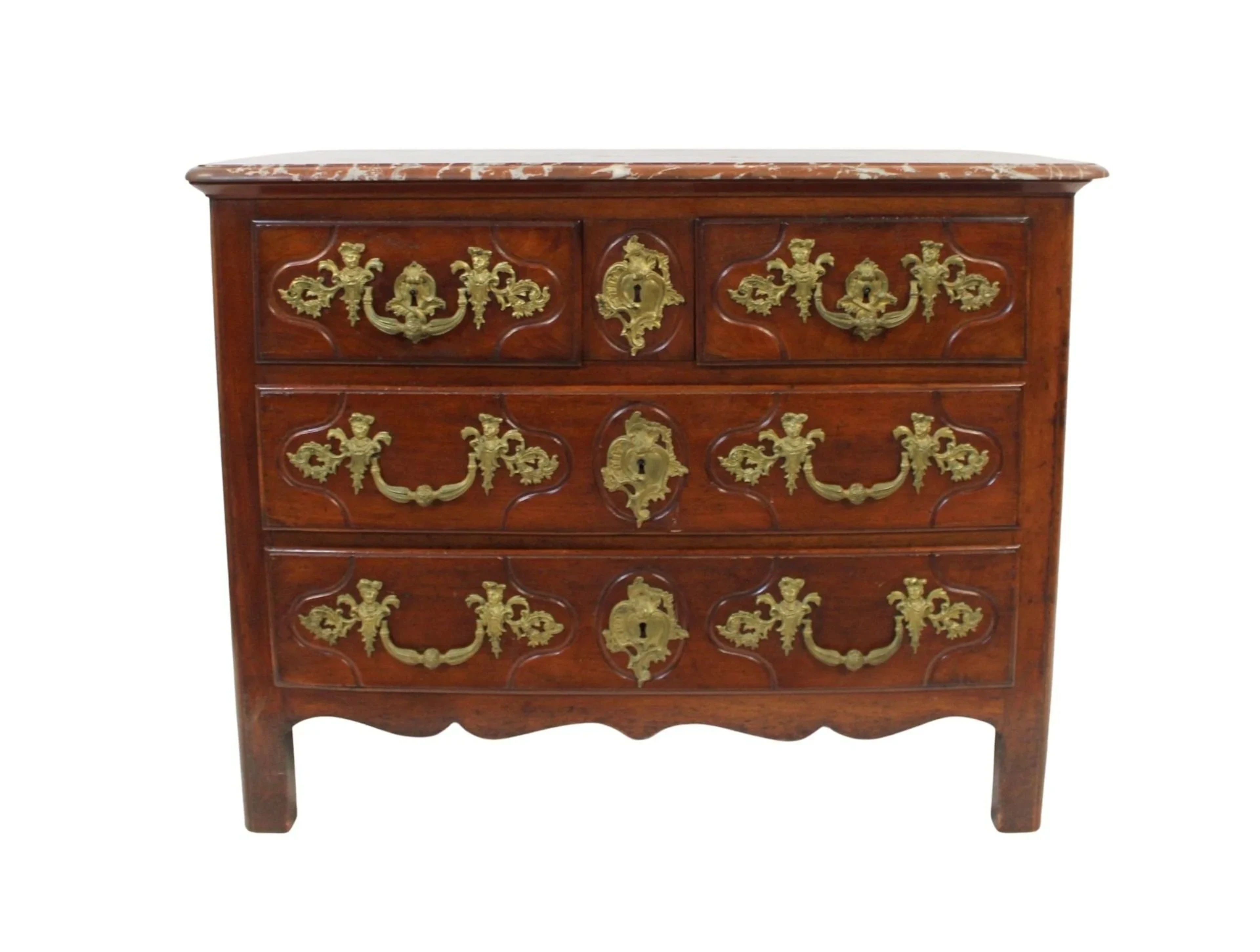 Fine 18th Century Bronze Mounted Marbletop Commode