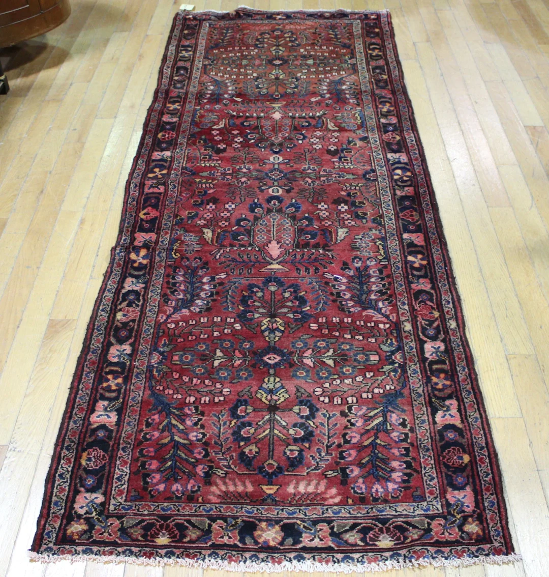 Vintage And Finely Hand Knotted Runner