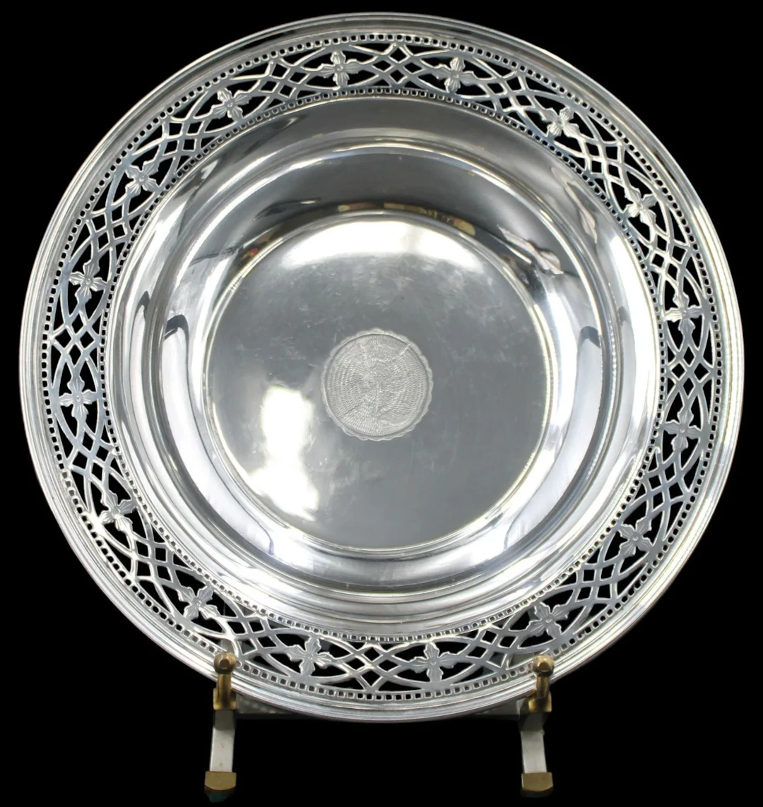 STERLING. Tiffany and Co. Sterling Pierced Bowl.