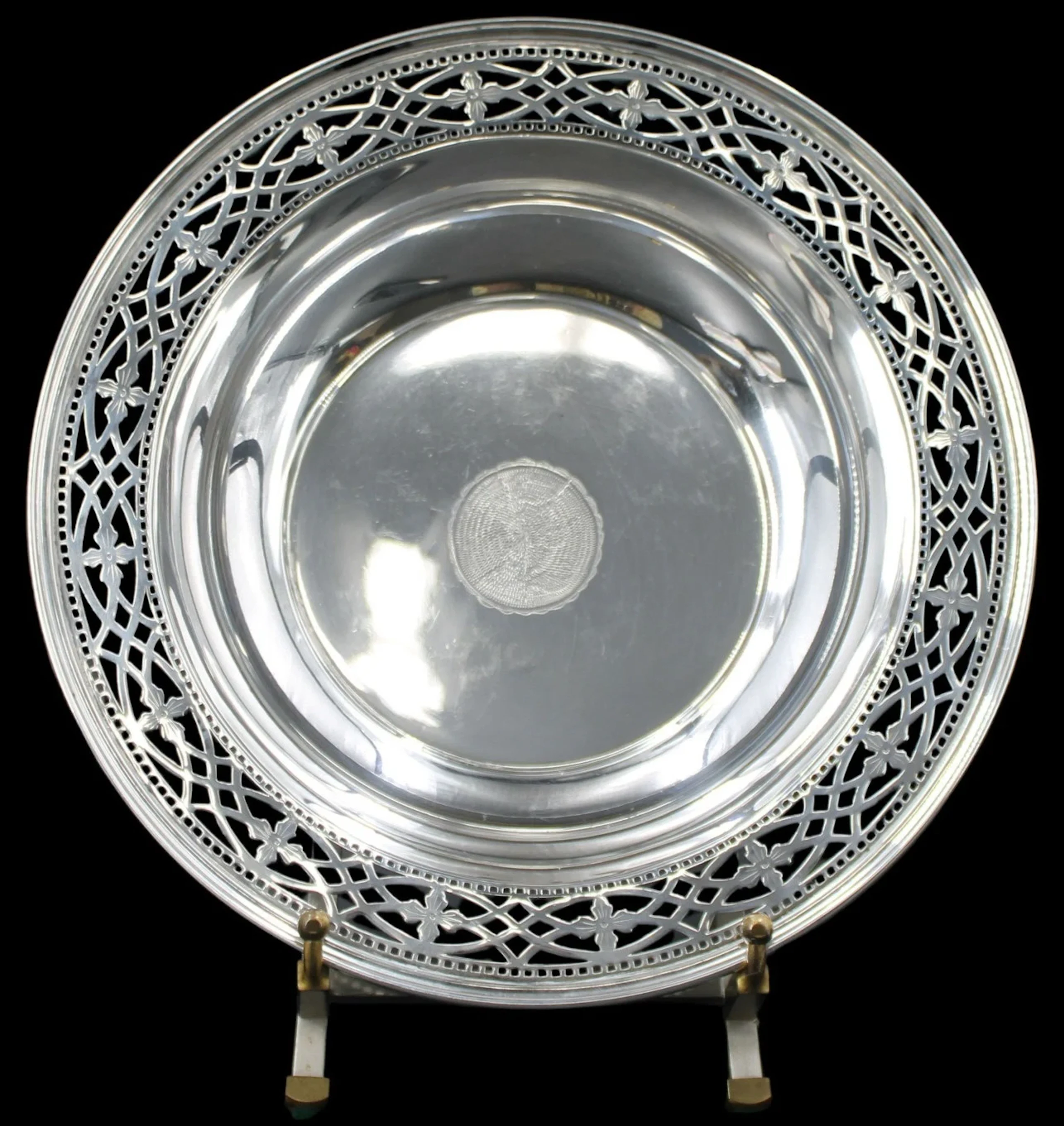STERLING. Tiffany and Co. Sterling Pierced Bowl.