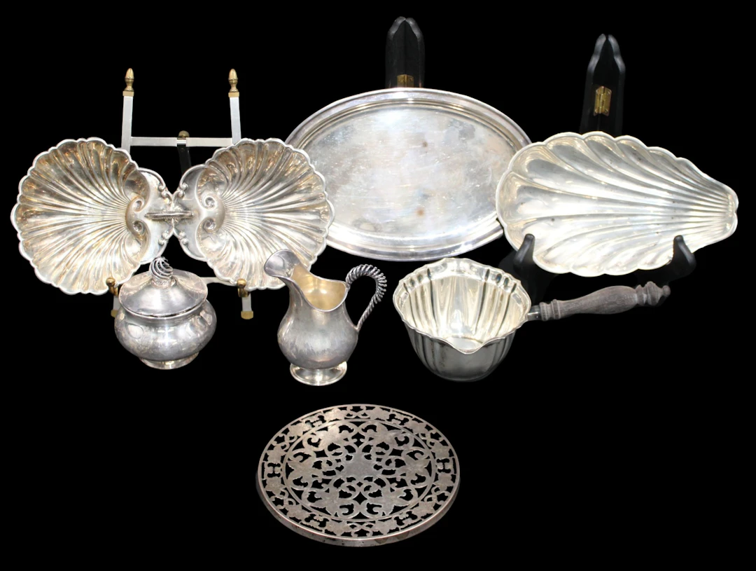 STERLING. Grouping of Sterling Hollowware Objects
