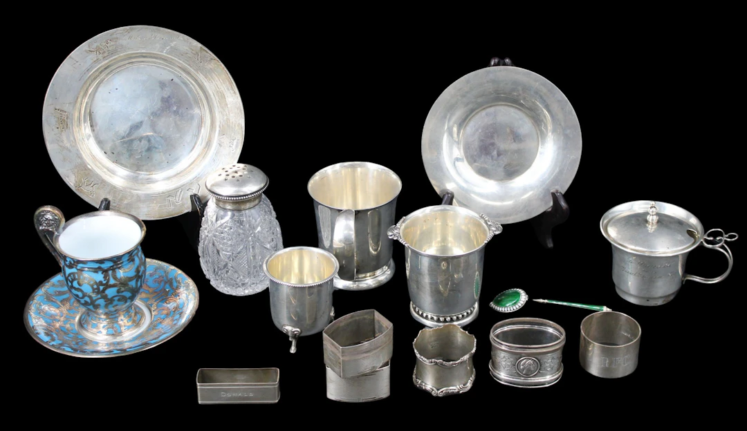 SILVER. Grouping of Silver Hollowware.