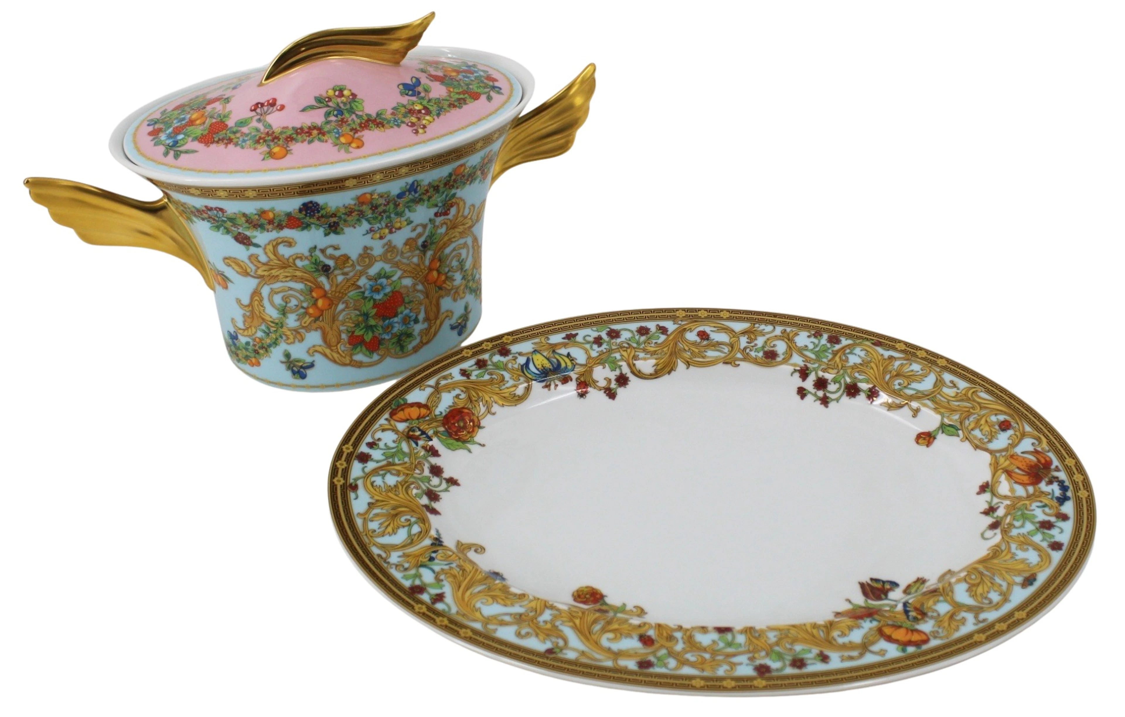 Versace Le Jardin Platter & Jardin Des Papillons