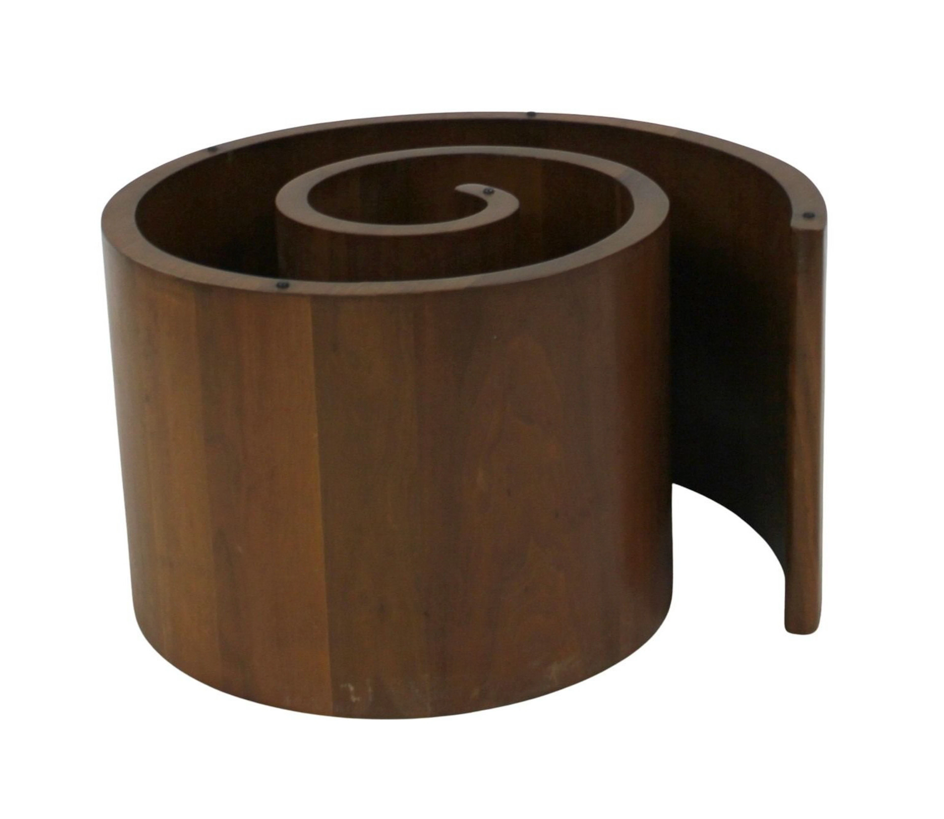 Midcentury Vladimir Kagan Snail Table Base.