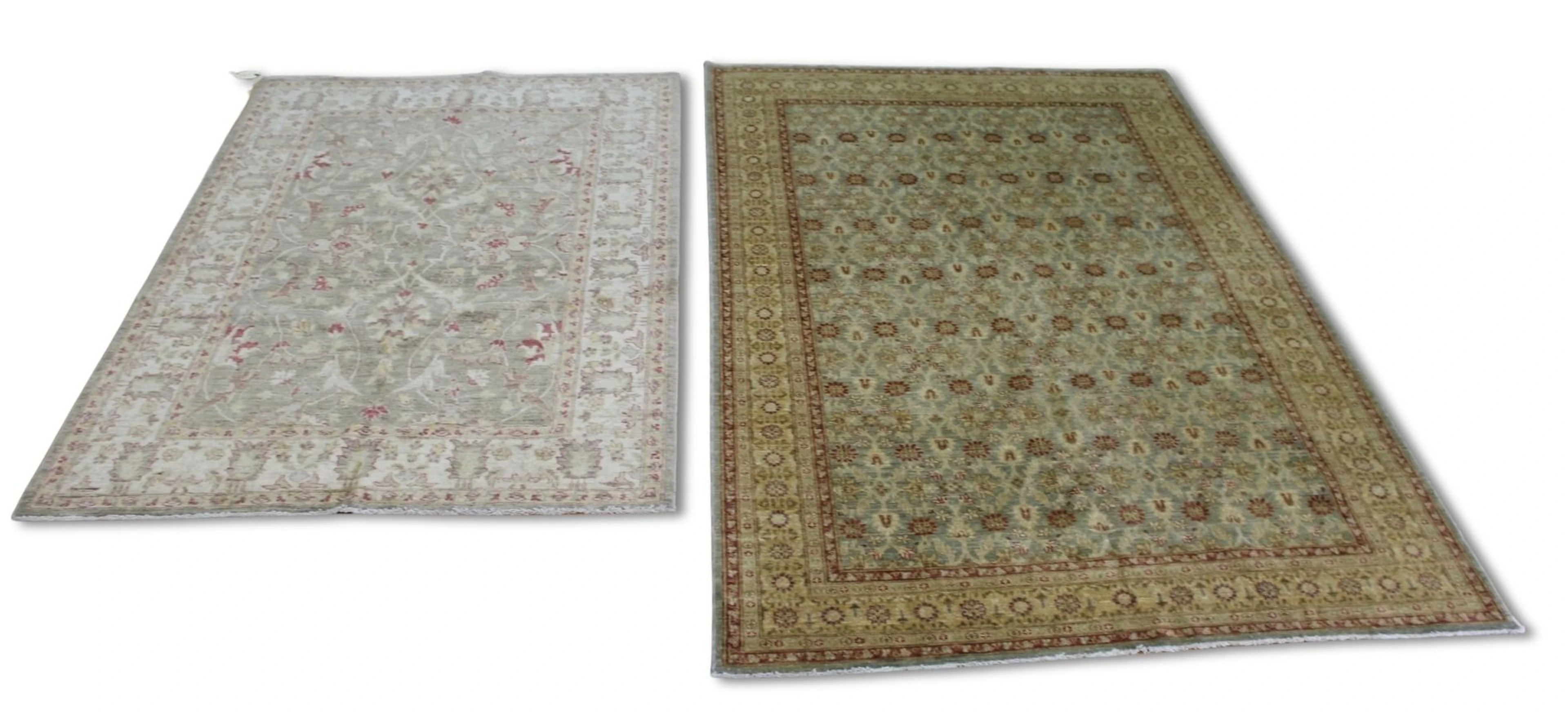 2 Vintage And finely Hand Knotted Carpets