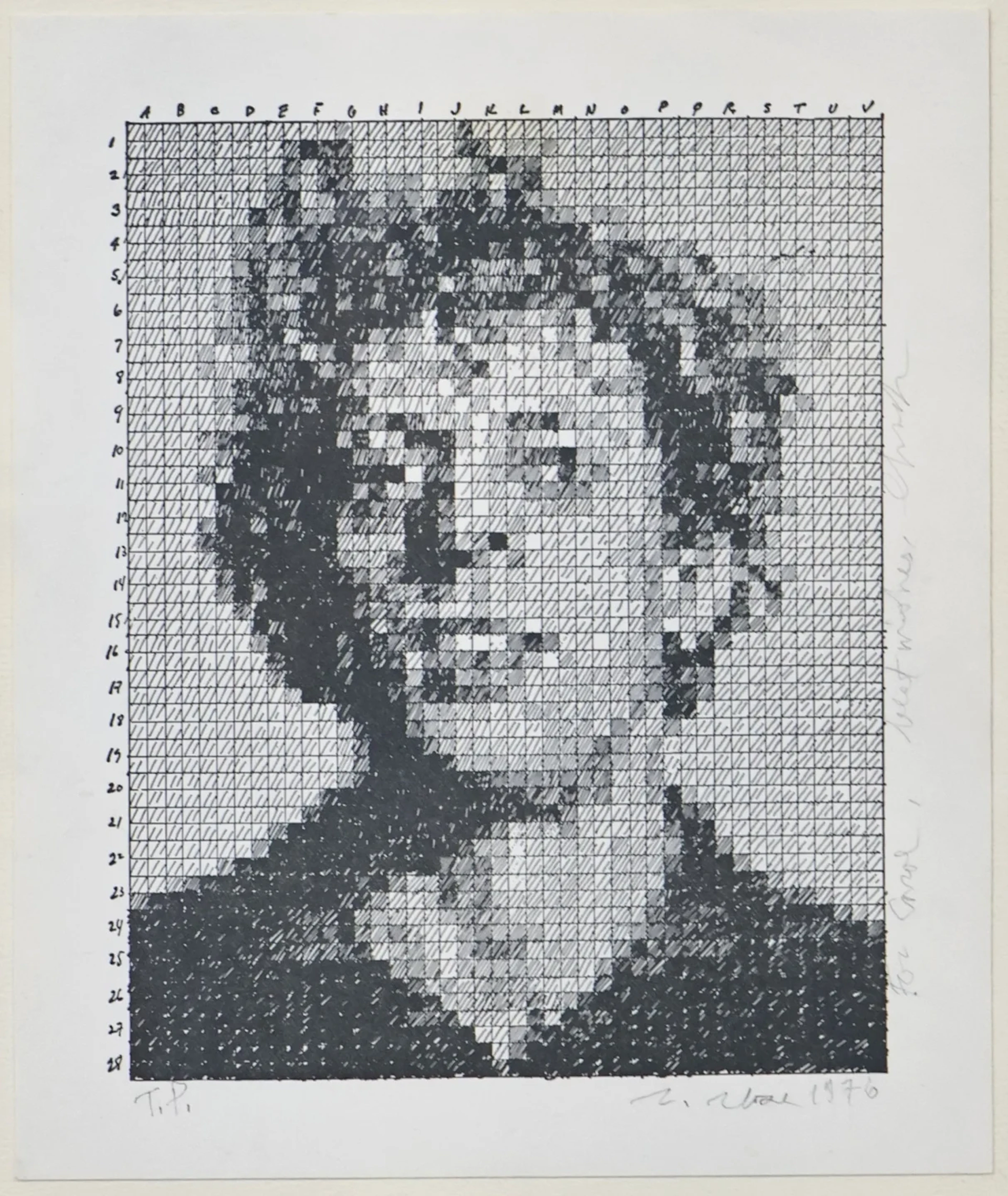 CHUCK CLOSE (AMERICAN, 1940-2021).