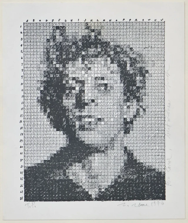 CHUCK CLOSE (AMERICAN, 1940-2021).
