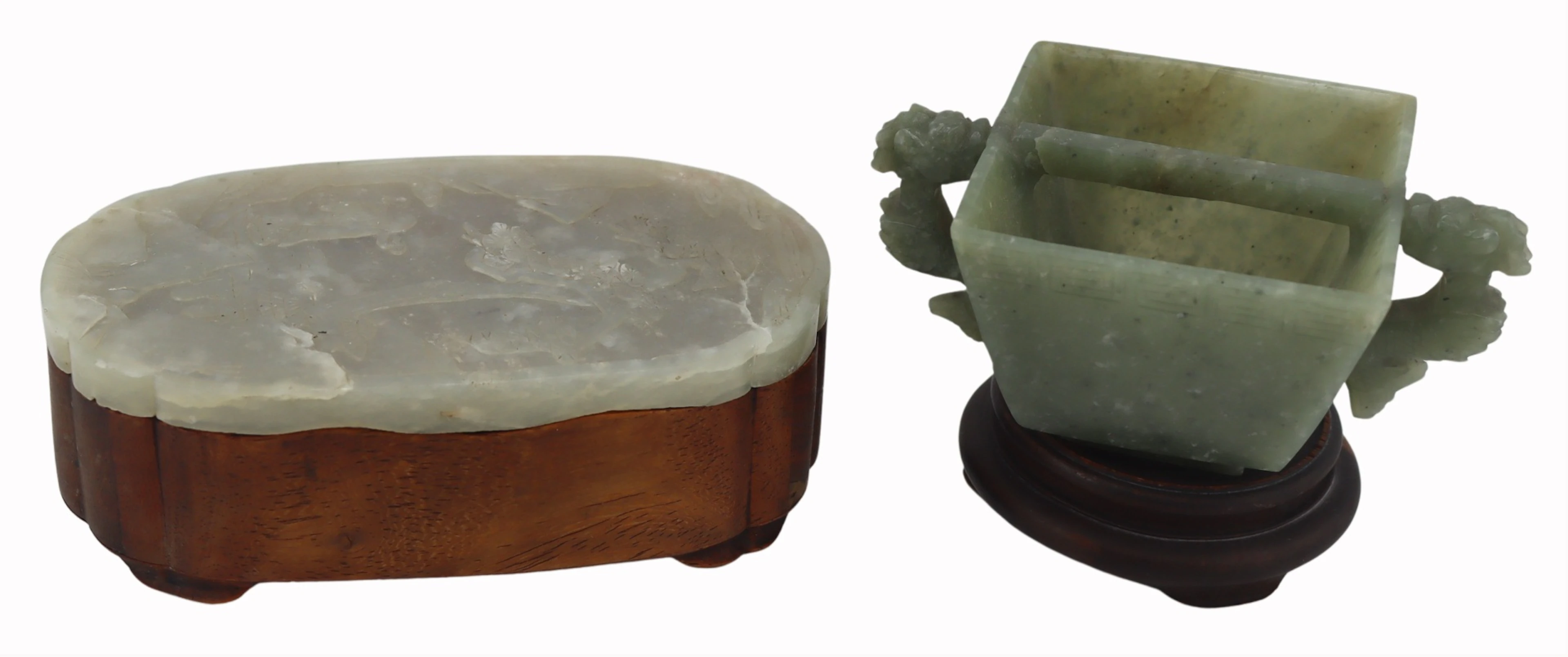 Chinese Carved Jade Objects Grouping.