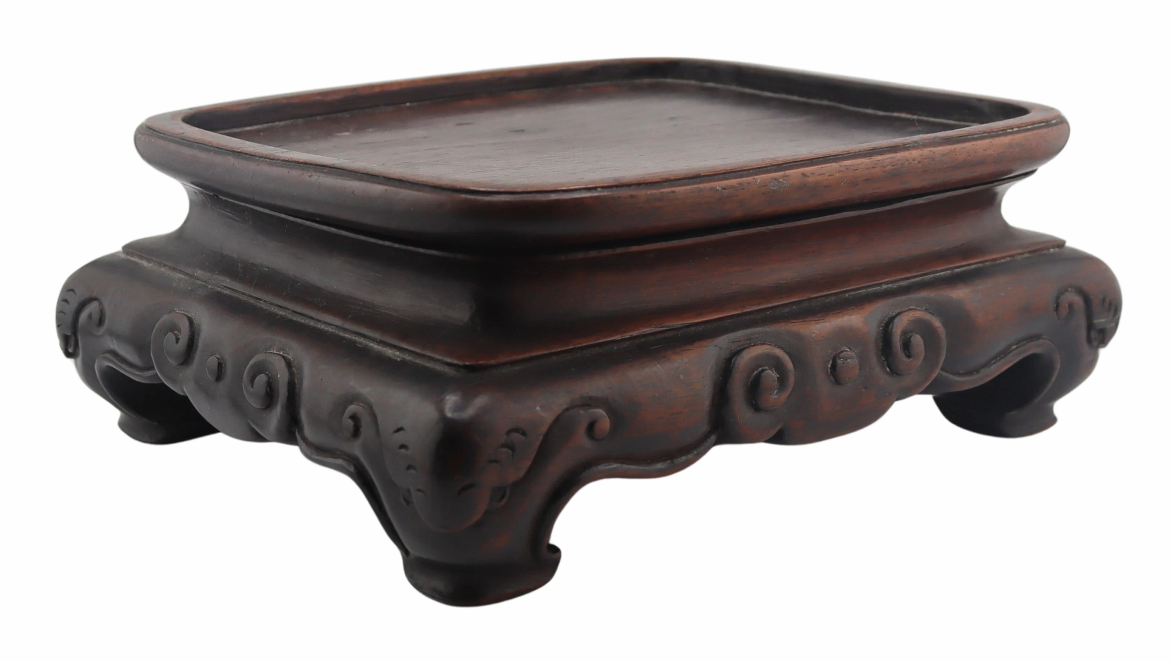 Chinese Carved Hardwood Stand.