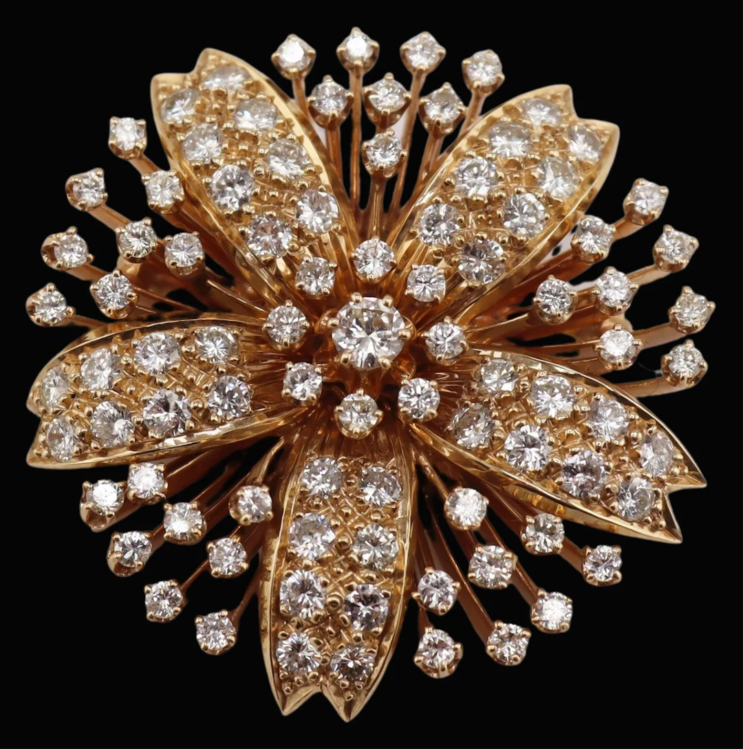 JEWELRY. Frank J Golden 13kt Gold and Diamond