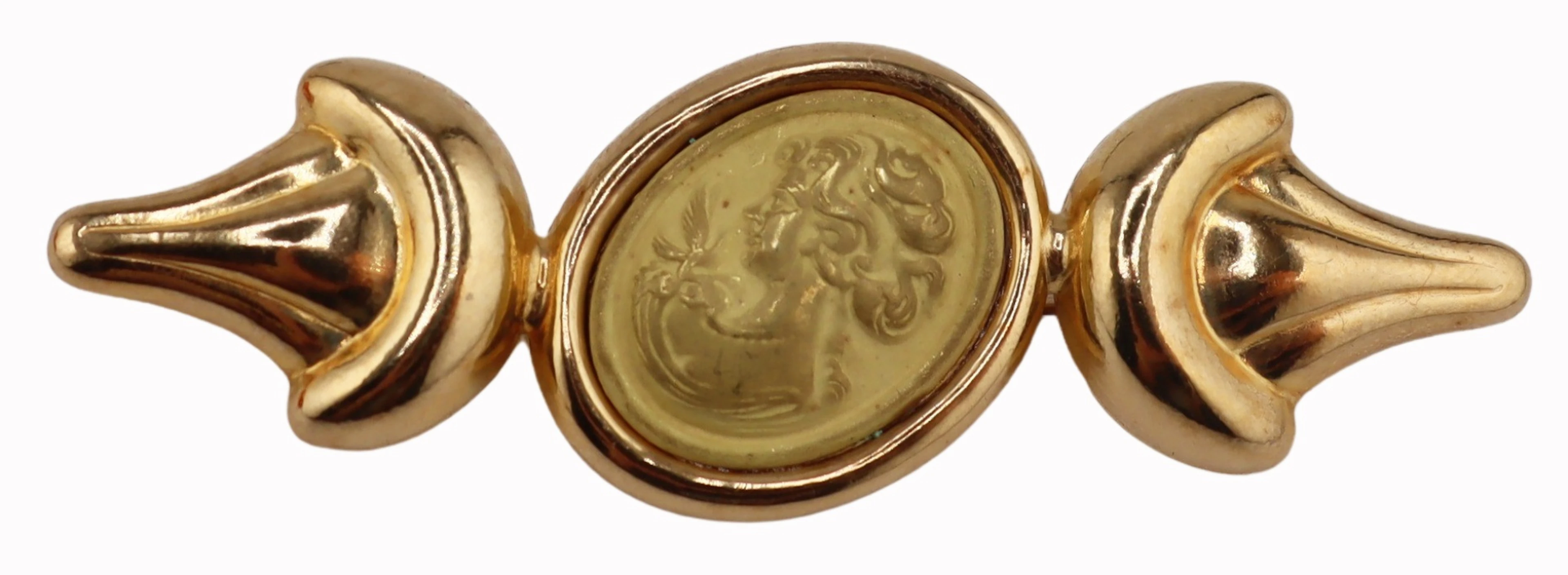 JEWELRY. Signed AURIT Italian 18kt Gold Brooch.