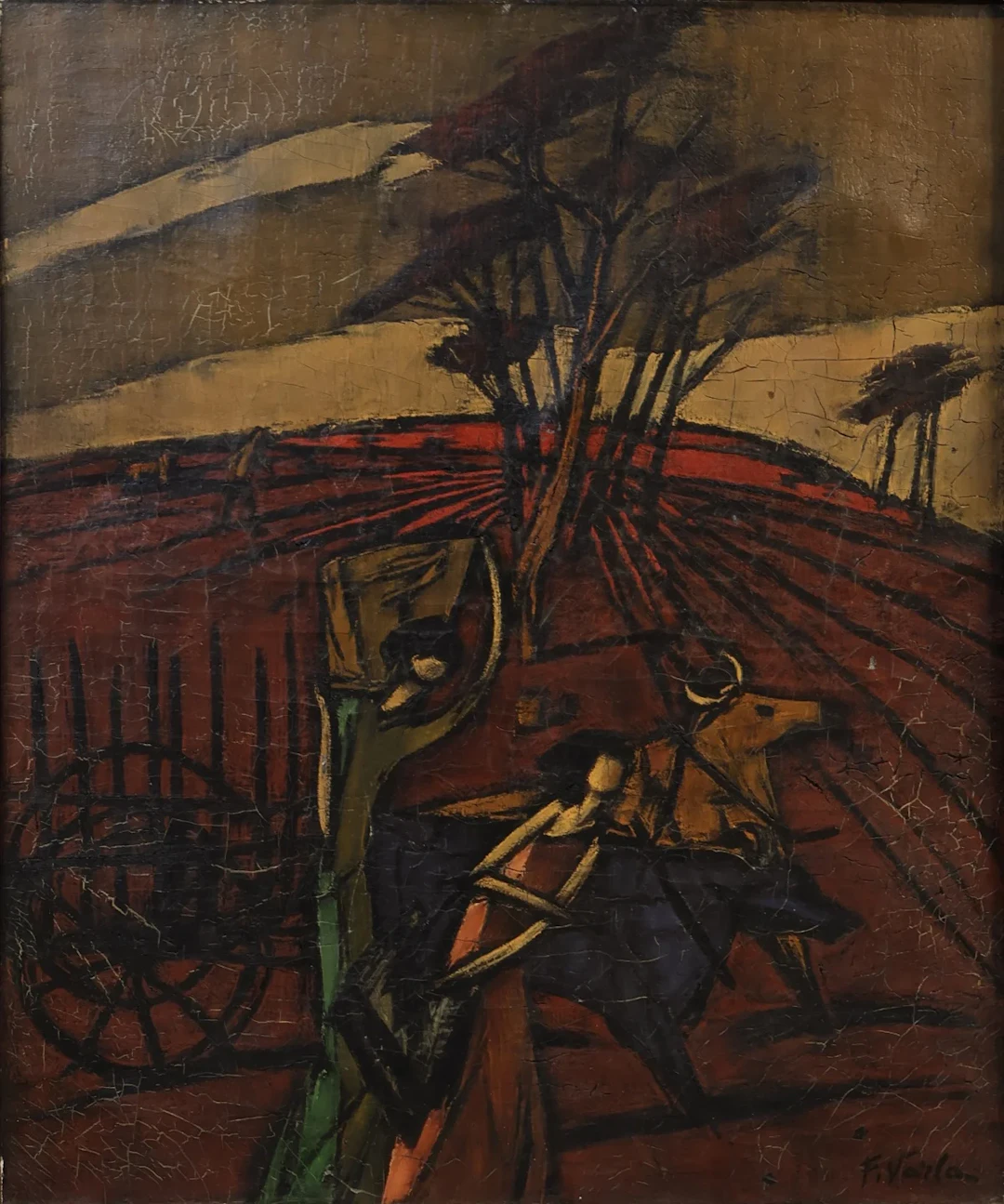 FELIX VARLAMISHVILI (GEORGIAN-FRENCH, 1903-1986).