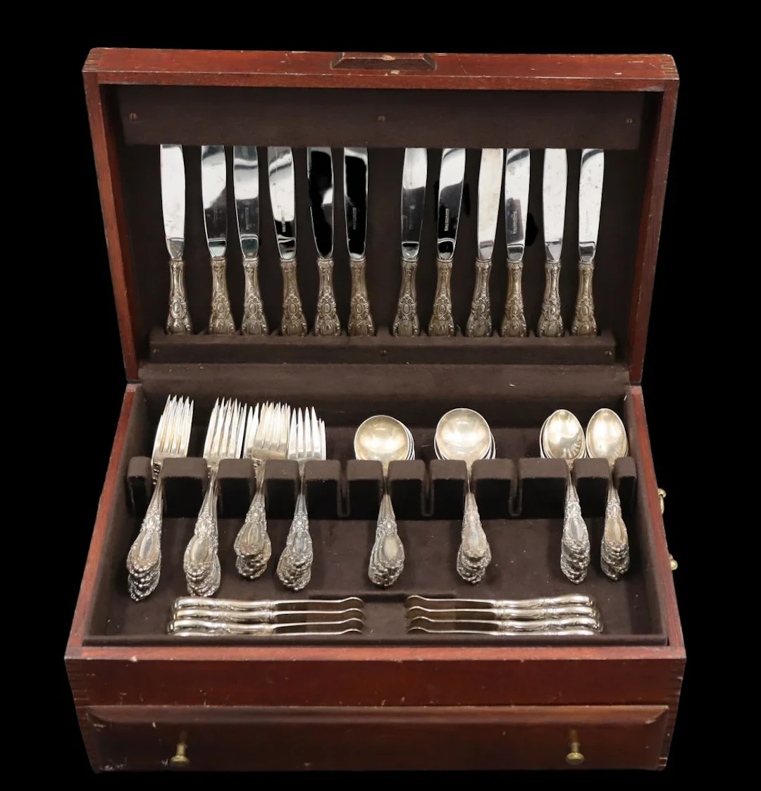 STERLING. Towle King Richard Sterling Flatware Set
