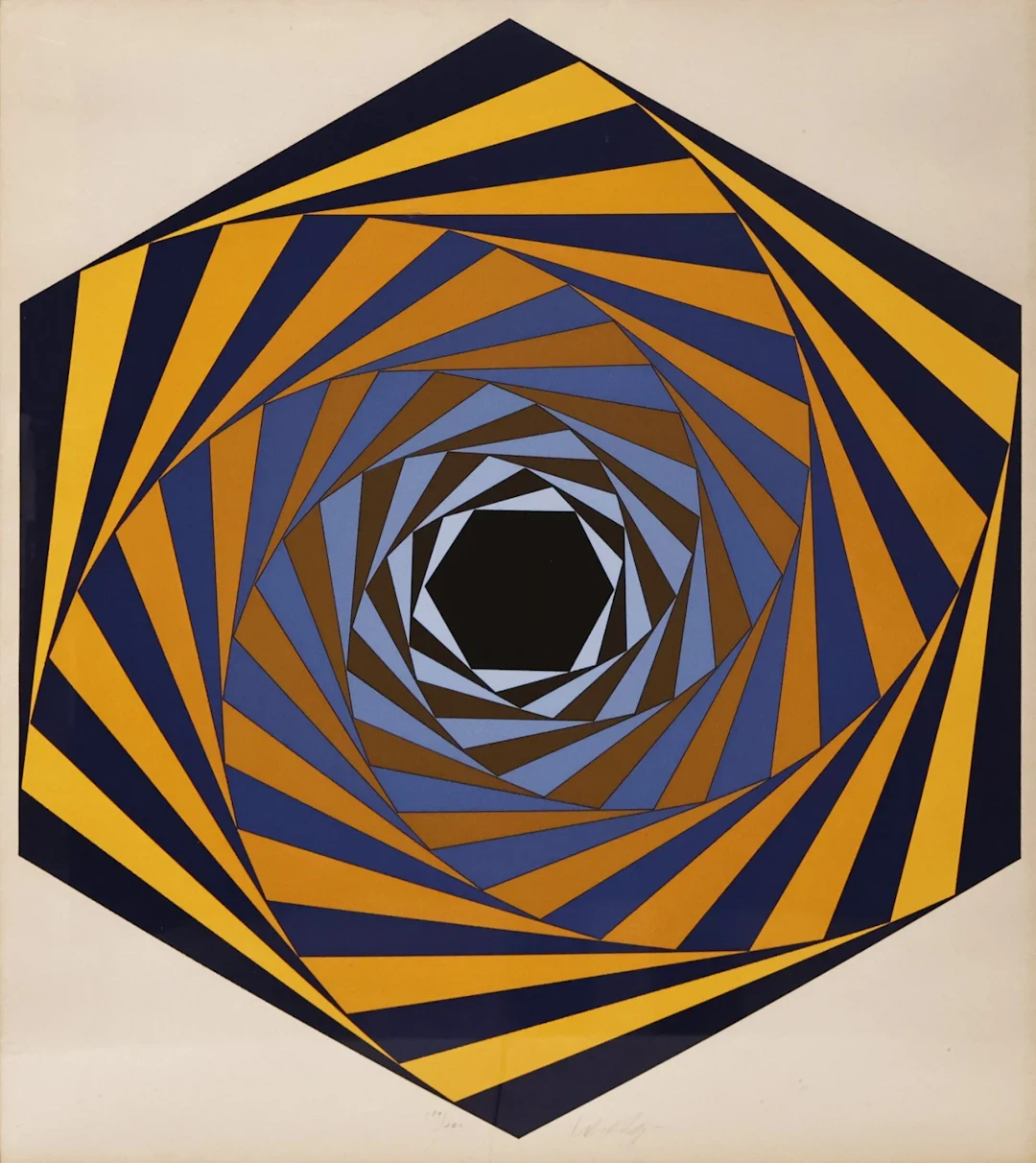 VICTOR VASARELY (HUNGARIAN - FRENCH, 1906-1997).
