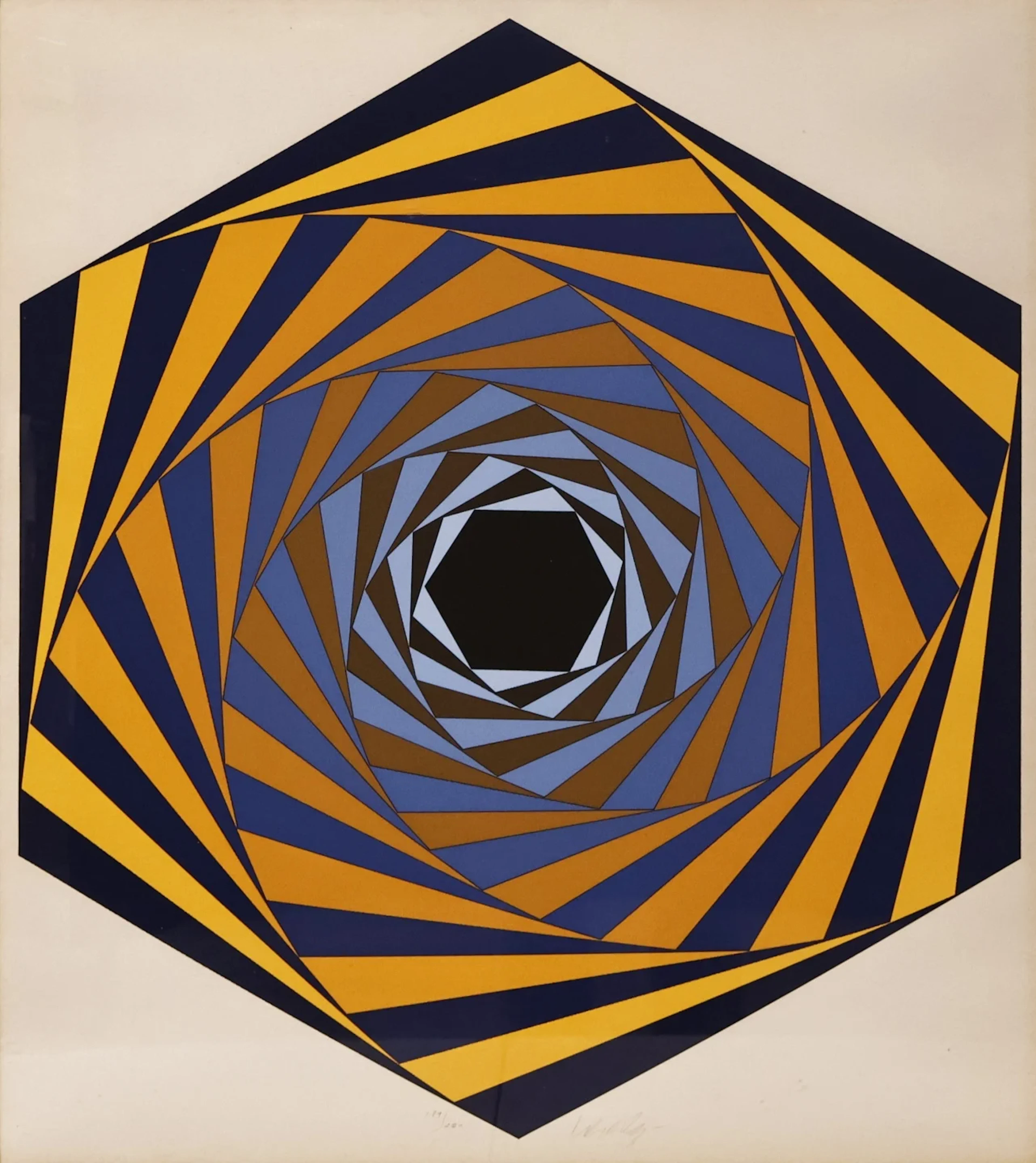 VICTOR VASARELY (HUNGARIAN - FRENCH, 1906-1997).