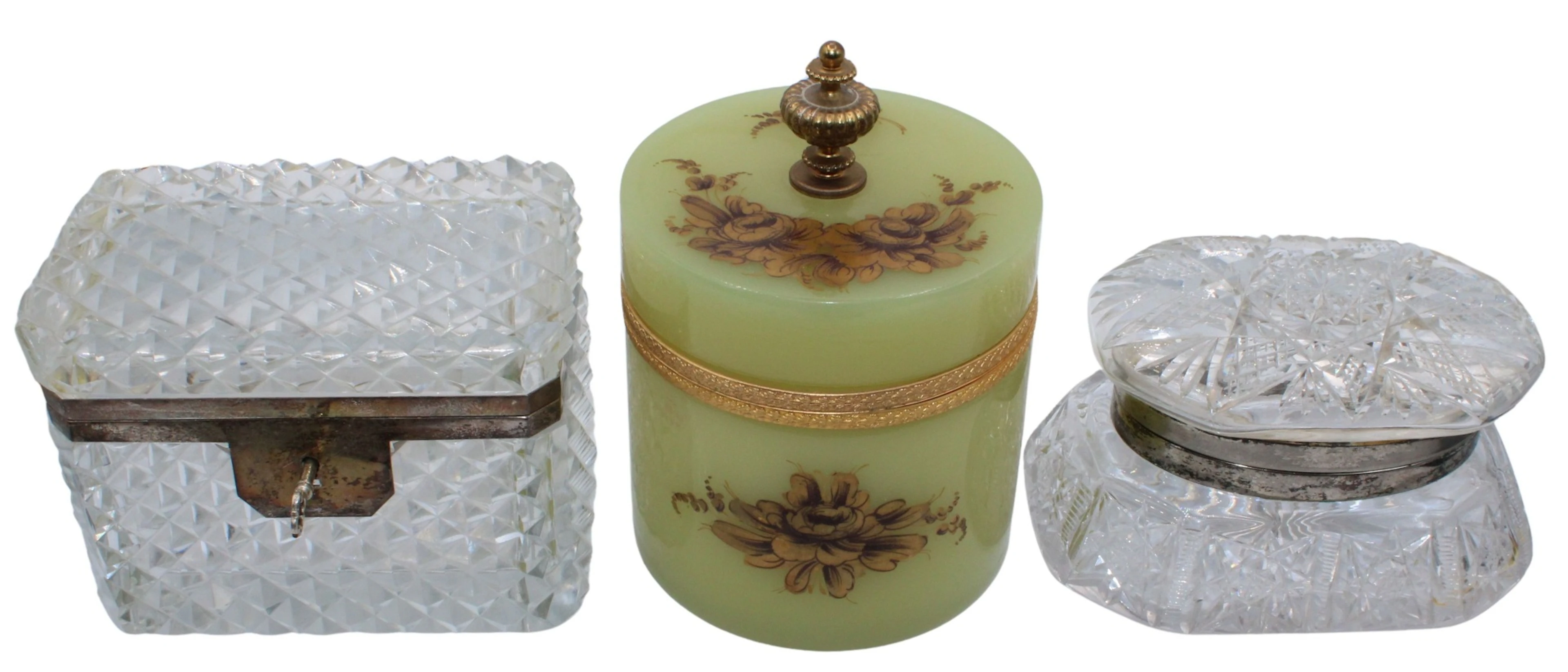 (3) Cut Boxes with Metal Mounts.