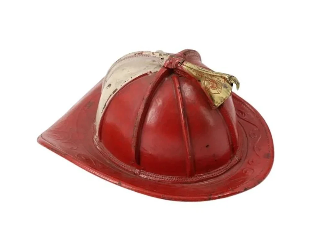 Cairns & Brother Leather Fireman's Helmet.