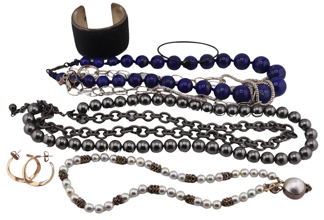JEWELRY. Sterling and Costume Jewelry Group.