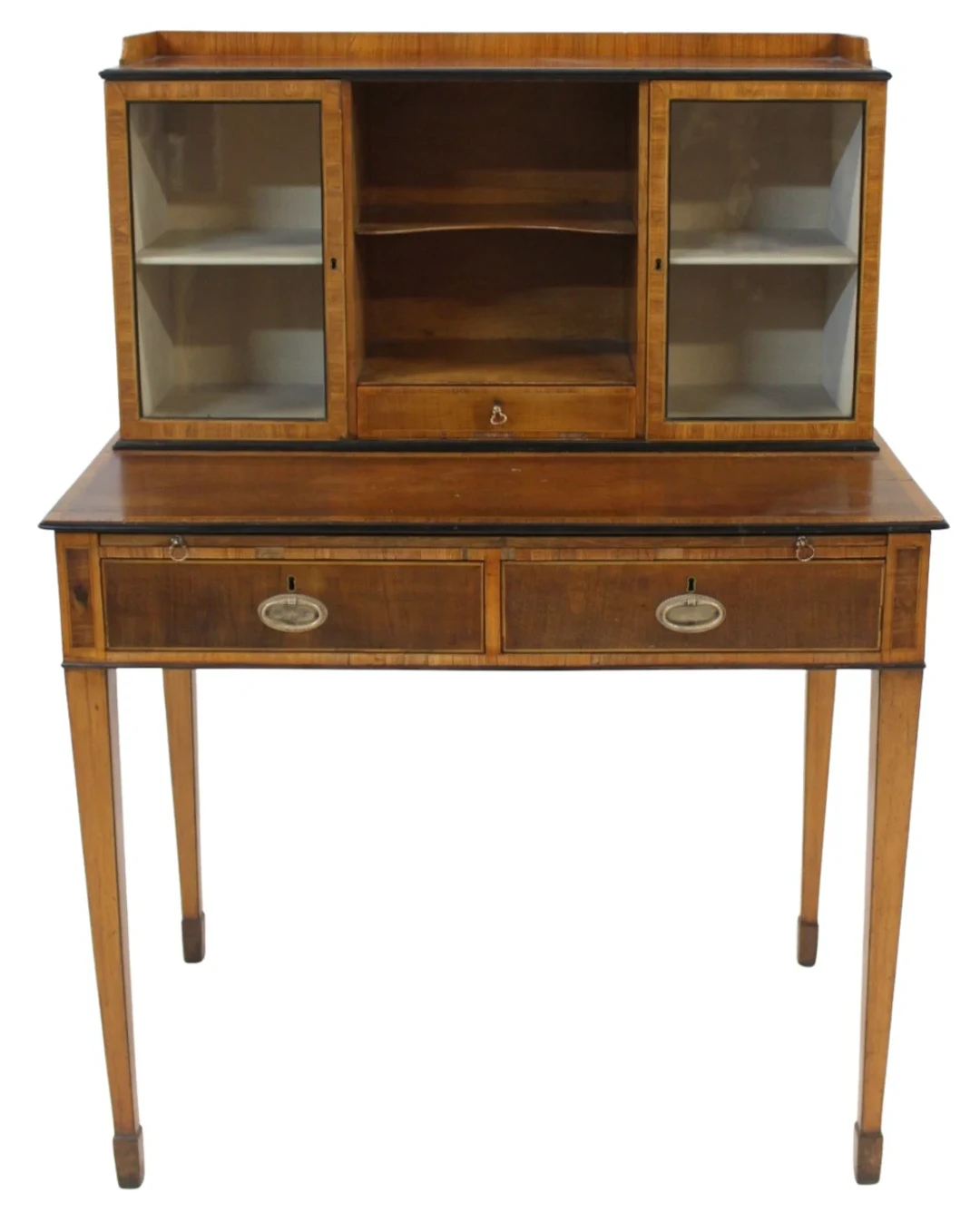Antique Mahogany Vitrine / Ladies Desk.